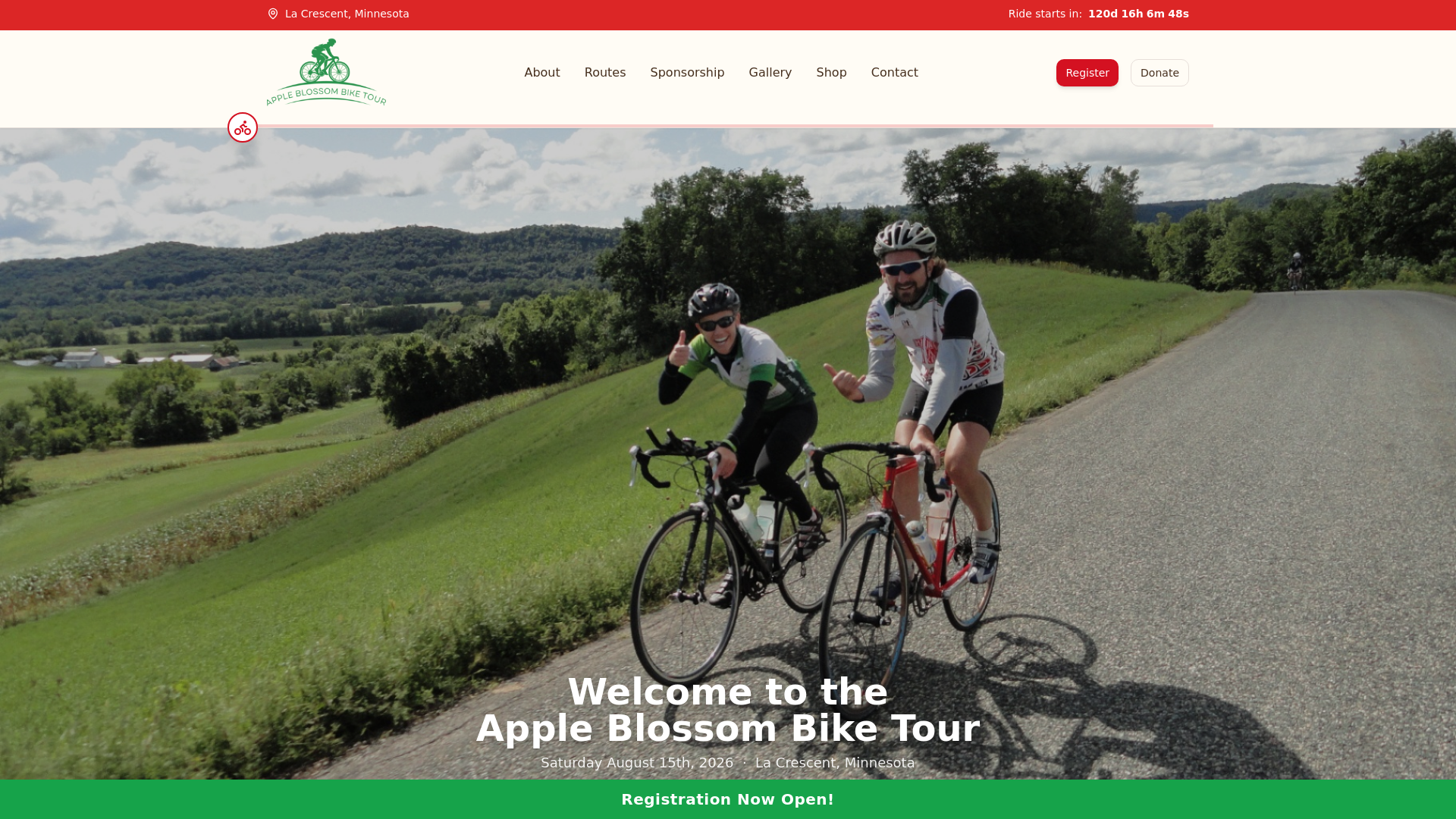 Apple Blossom Bike Tour