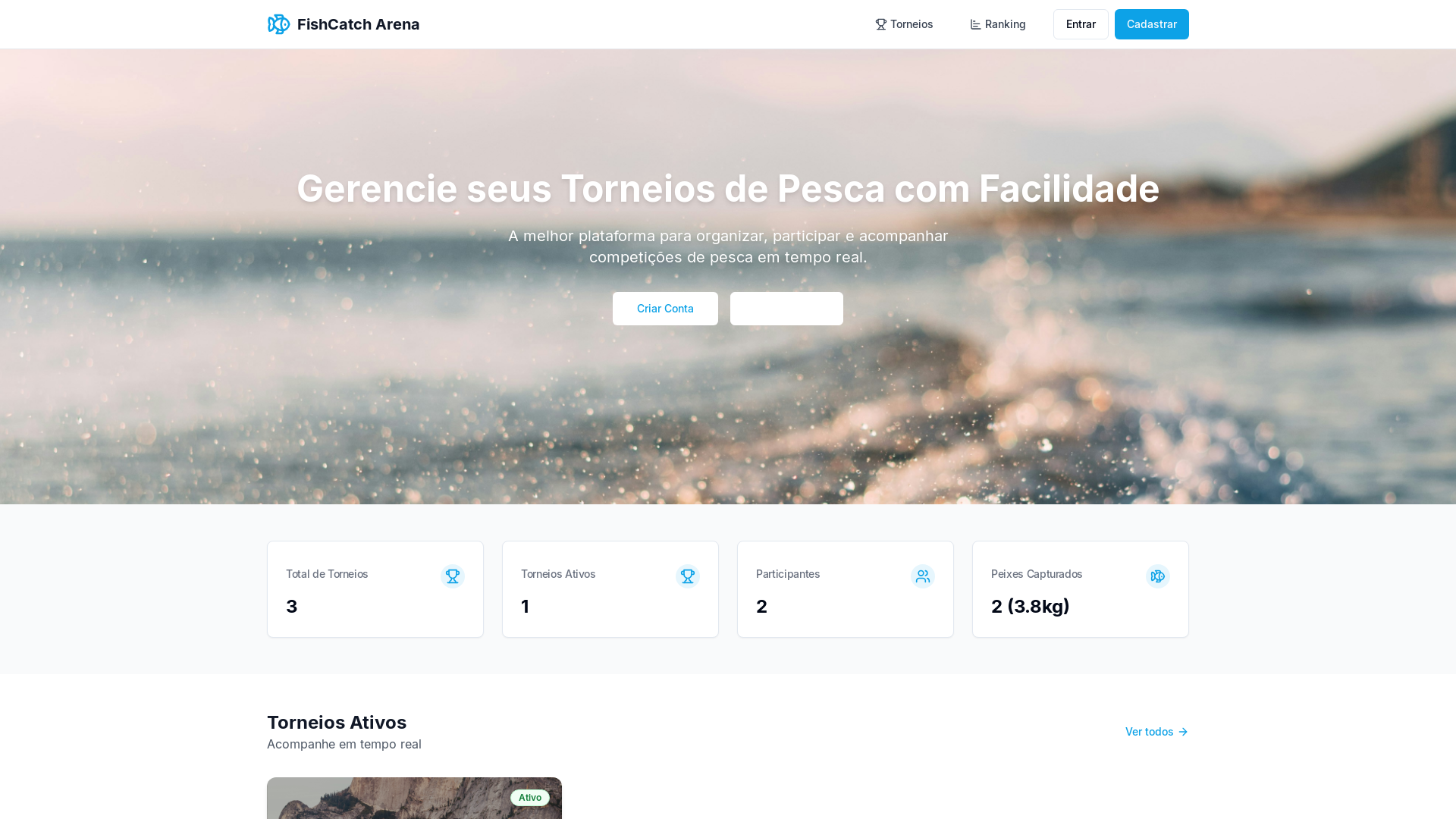 Professional Fishing Tournament Management Platform