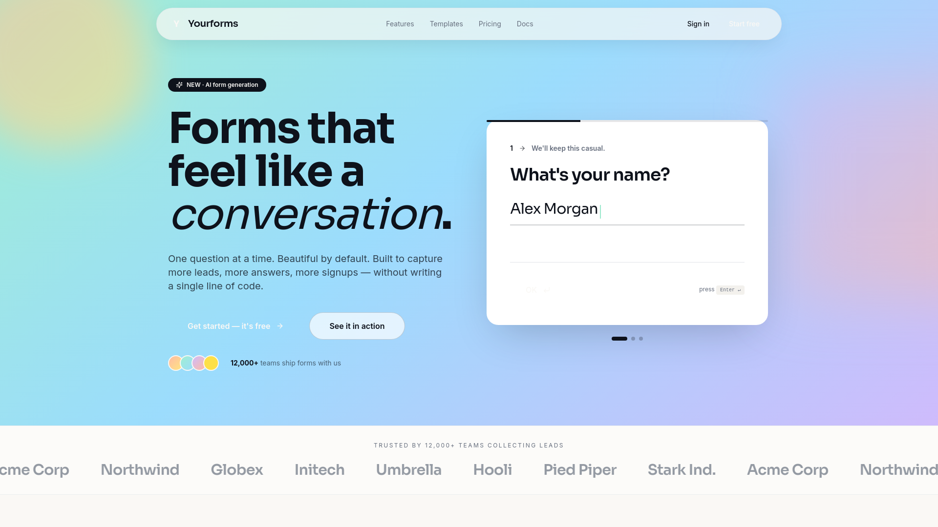 Allwebforms — Free Online Form Builder