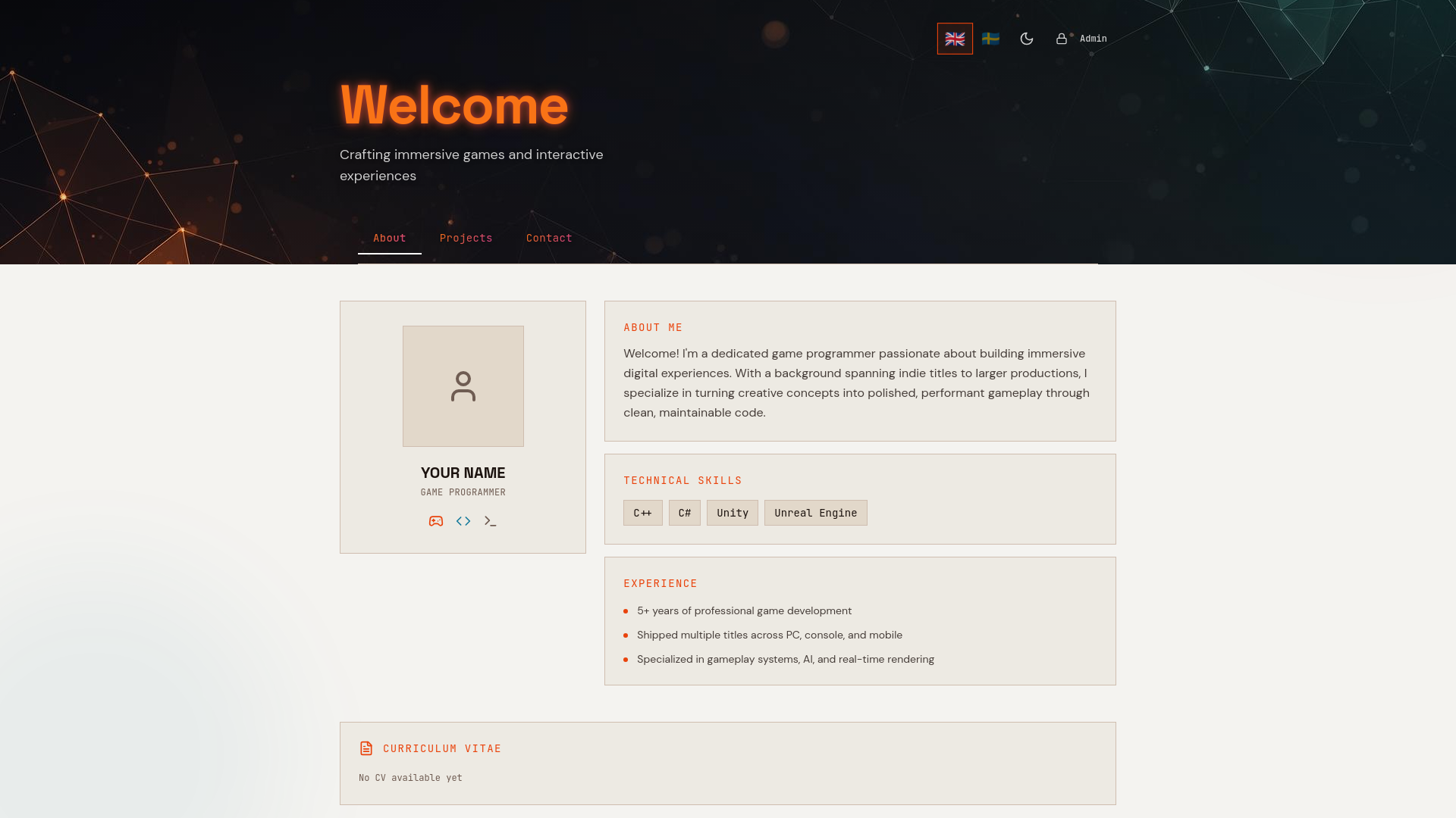 Game Programmer Portfolio