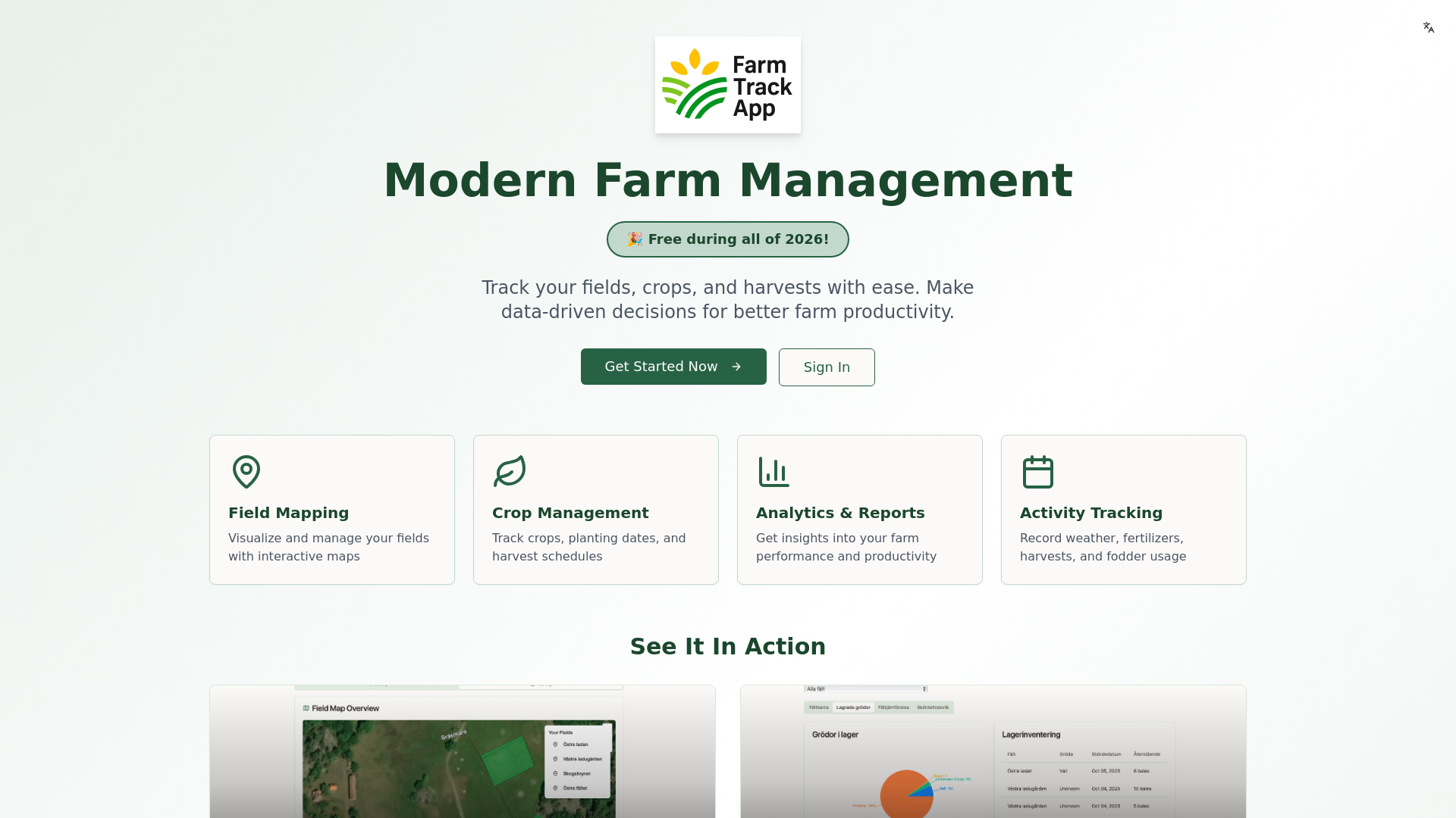 Farm Track Bot Farm Track App