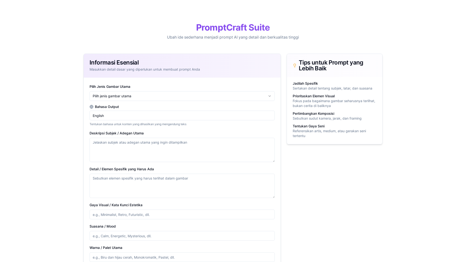 Advanced Ai-powered Prompt Engineering App