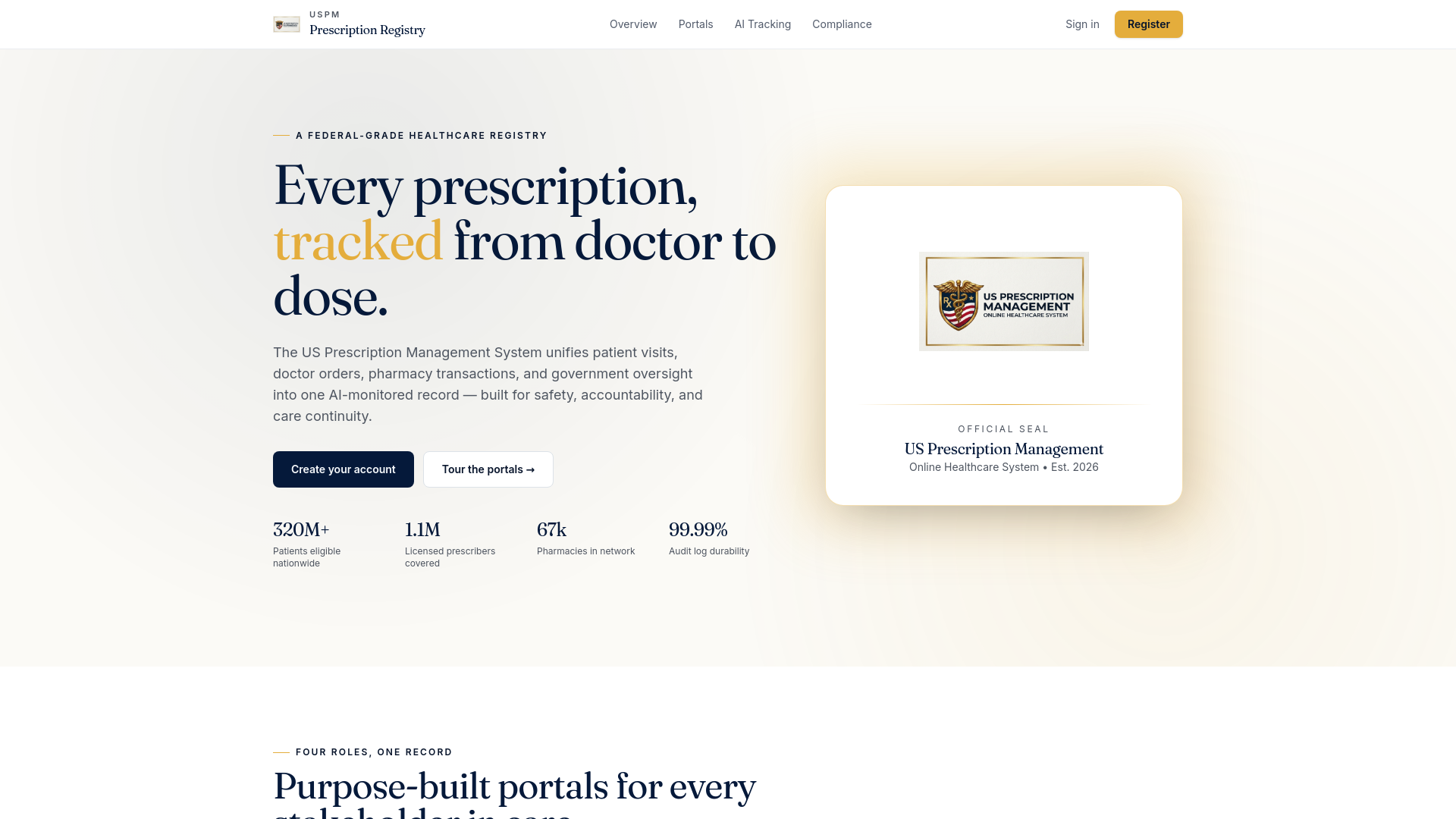 AI Tracking — US Prescription Management