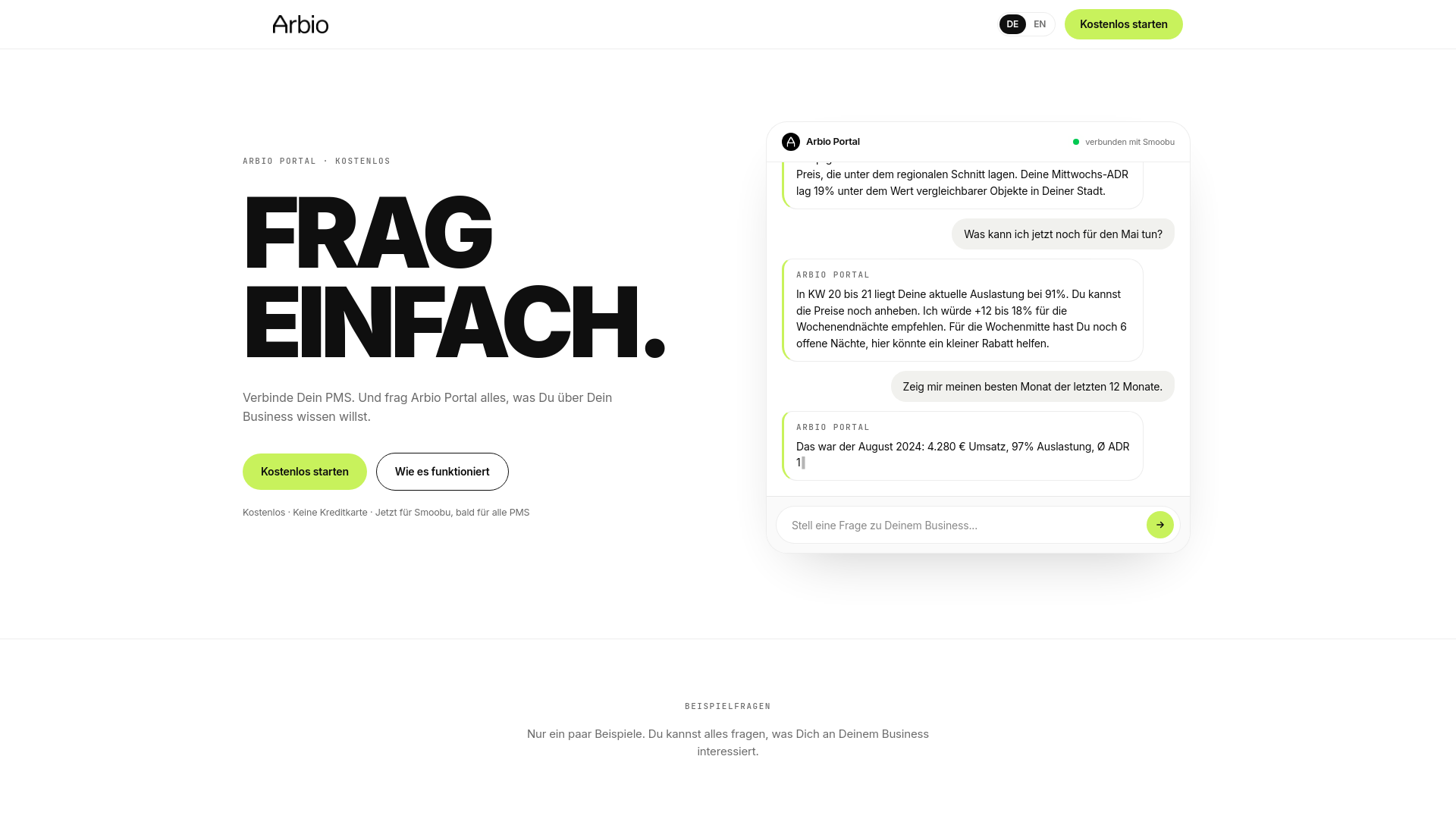 Arbio Portal — Verdienst Du genug?