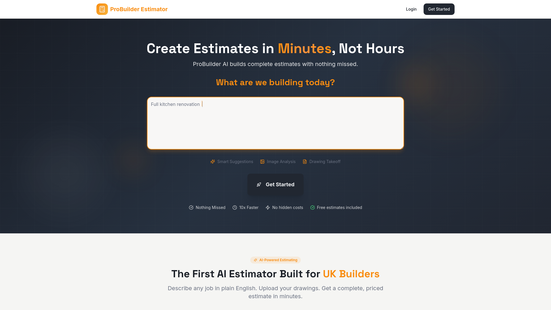 ProBuilder Estimator - Professional Construction Estimating
