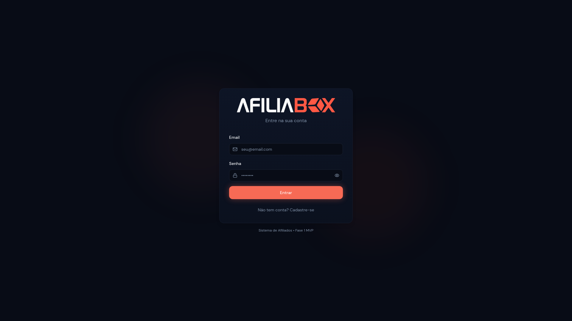 AfiliaBox - Sistema de Afiliados
