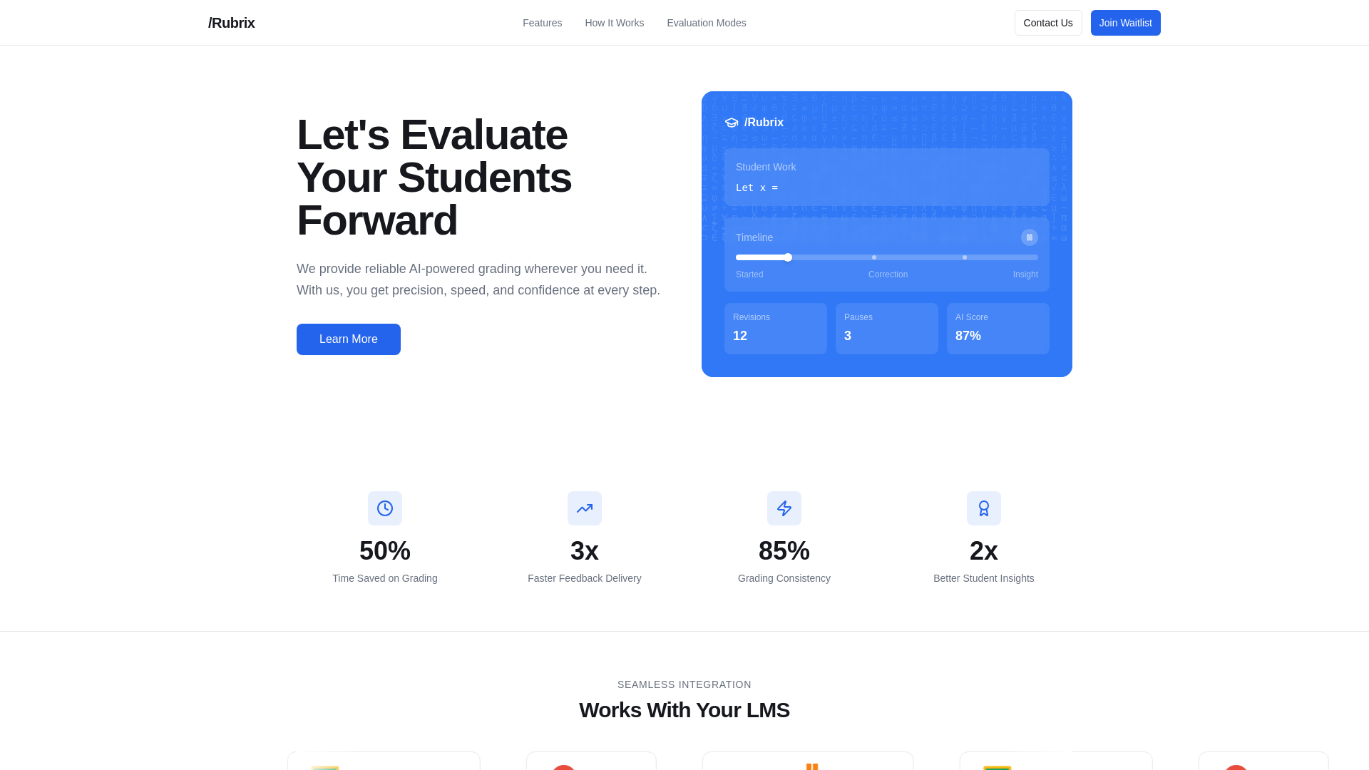 Rubrix Rubrix - AI-Powered Process-Aware Grading