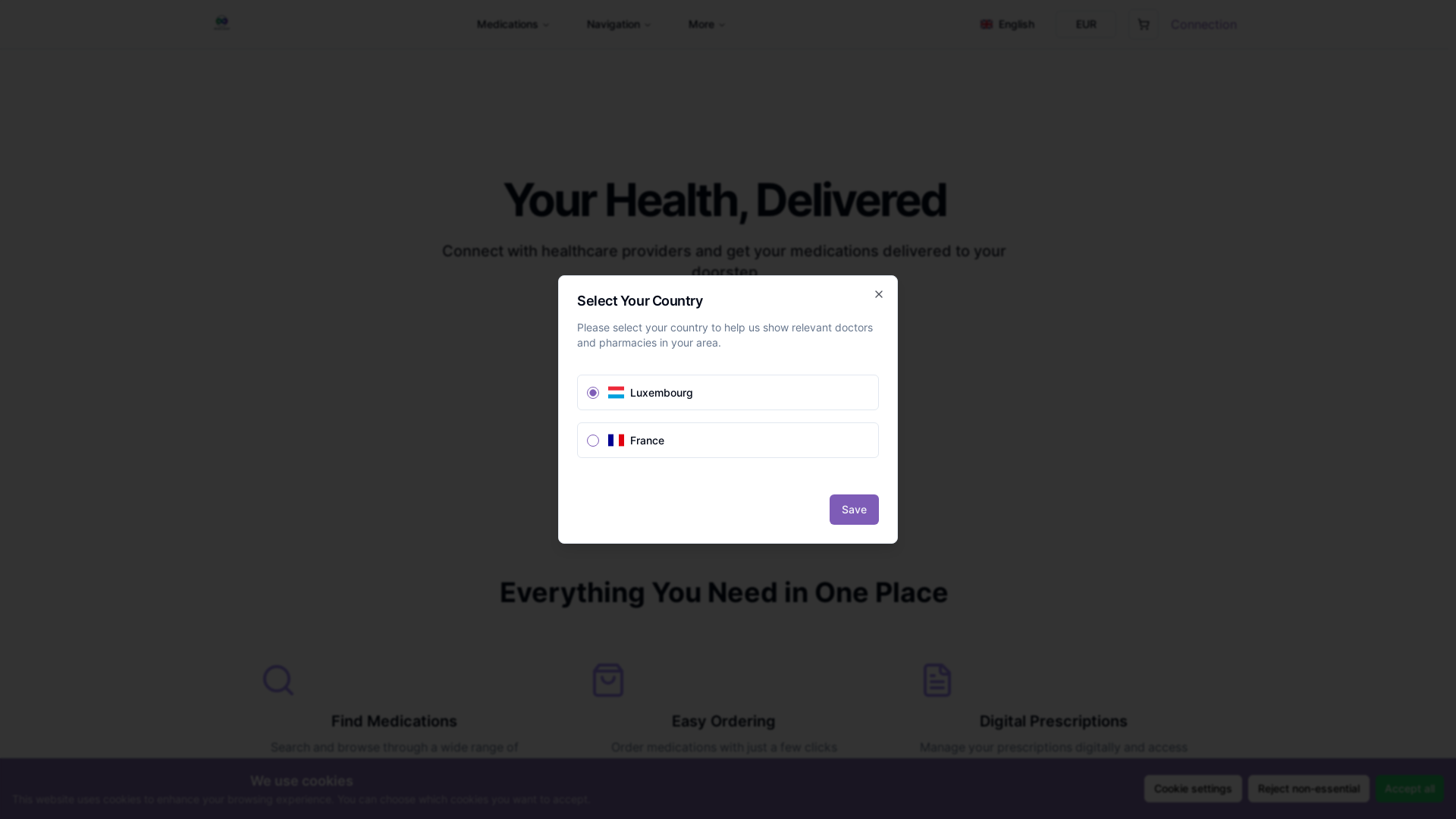 Professional Pharmacy & Medicine Delivery Platform