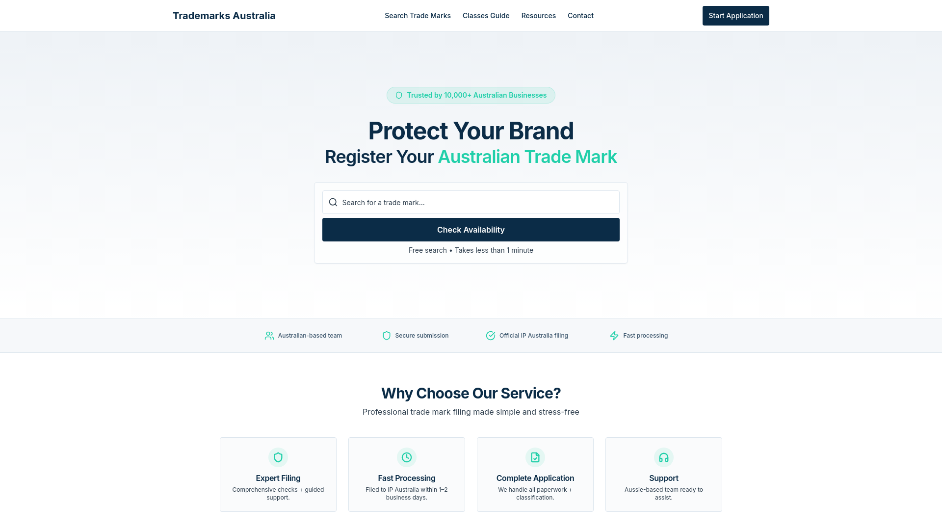 Trademark Filing Australia Reference: Trademarks Australia Professional Trade Mark Filing Service