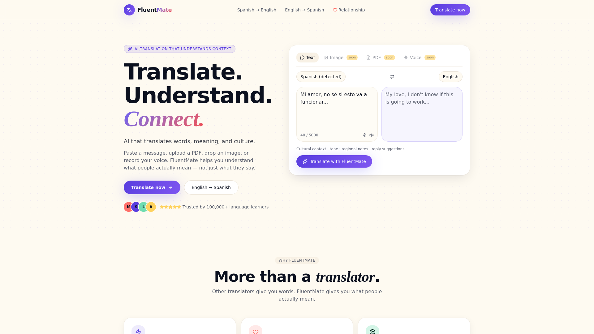 Custom small-business website design for Convert Spanish