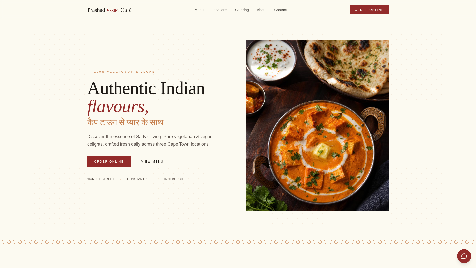 Prashad Cafe & Spices Constantia coffee shop