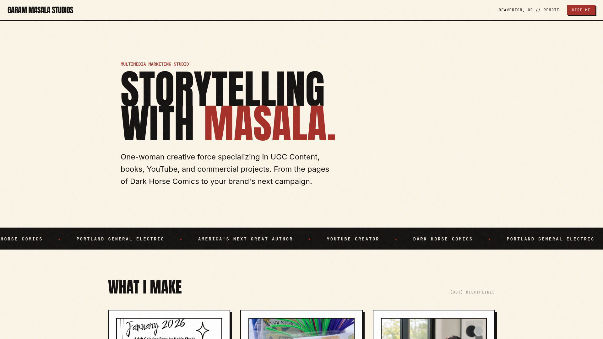 Garam Masala Studios, Inc. & Cool Storytellers cover photo