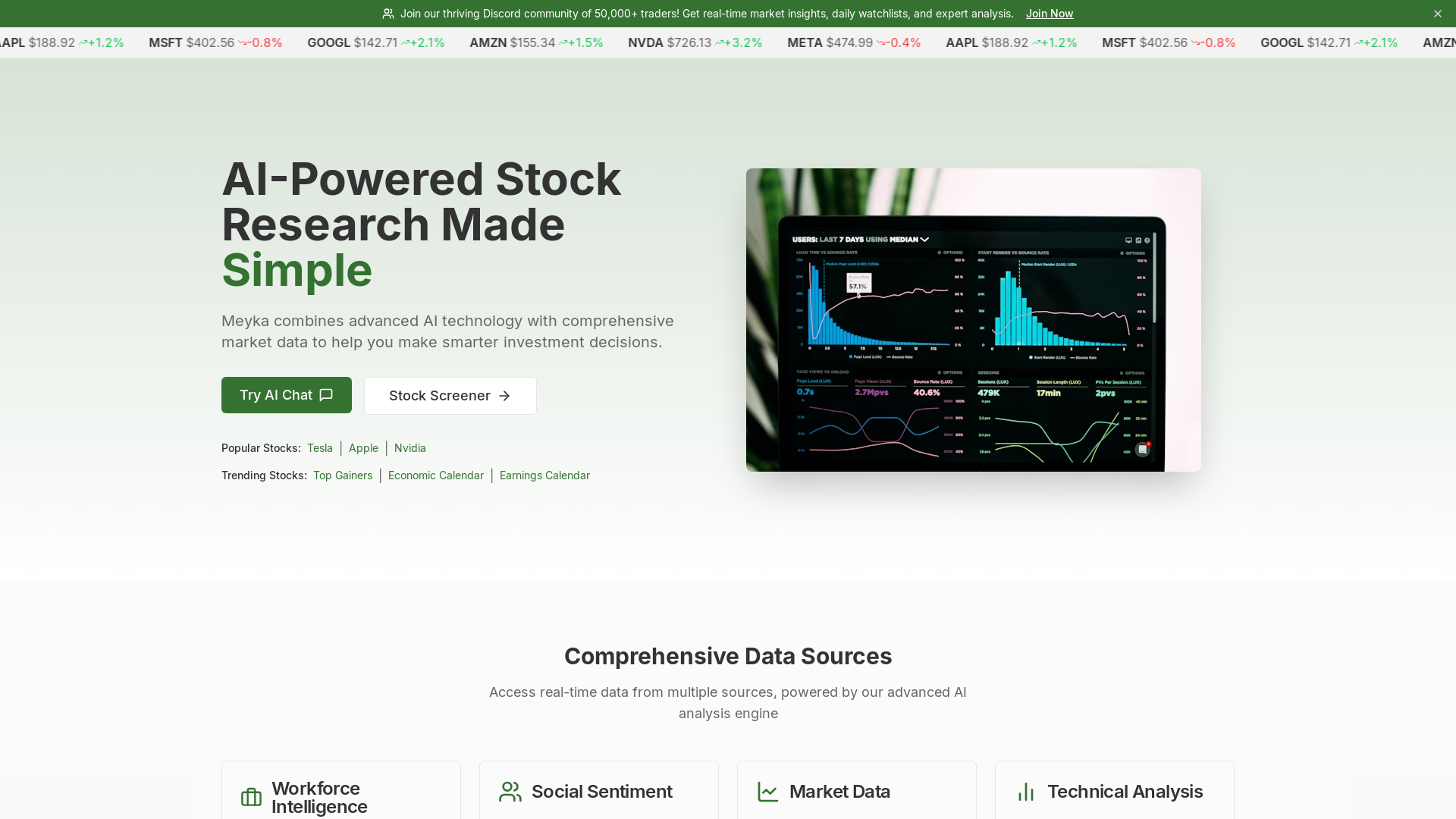 Professional Ai-powered Stock Screener Platform