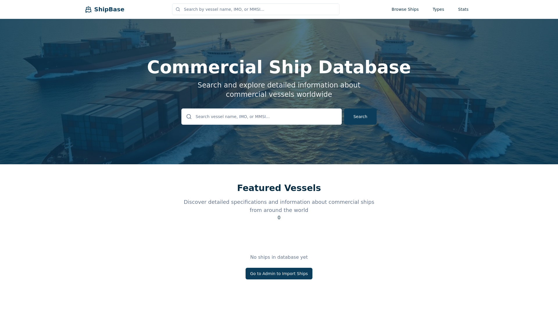 ShipBase Commercial Ship Database Vessel Information Specifications shipbase-commercial-ship-database-vessel-information-specifications