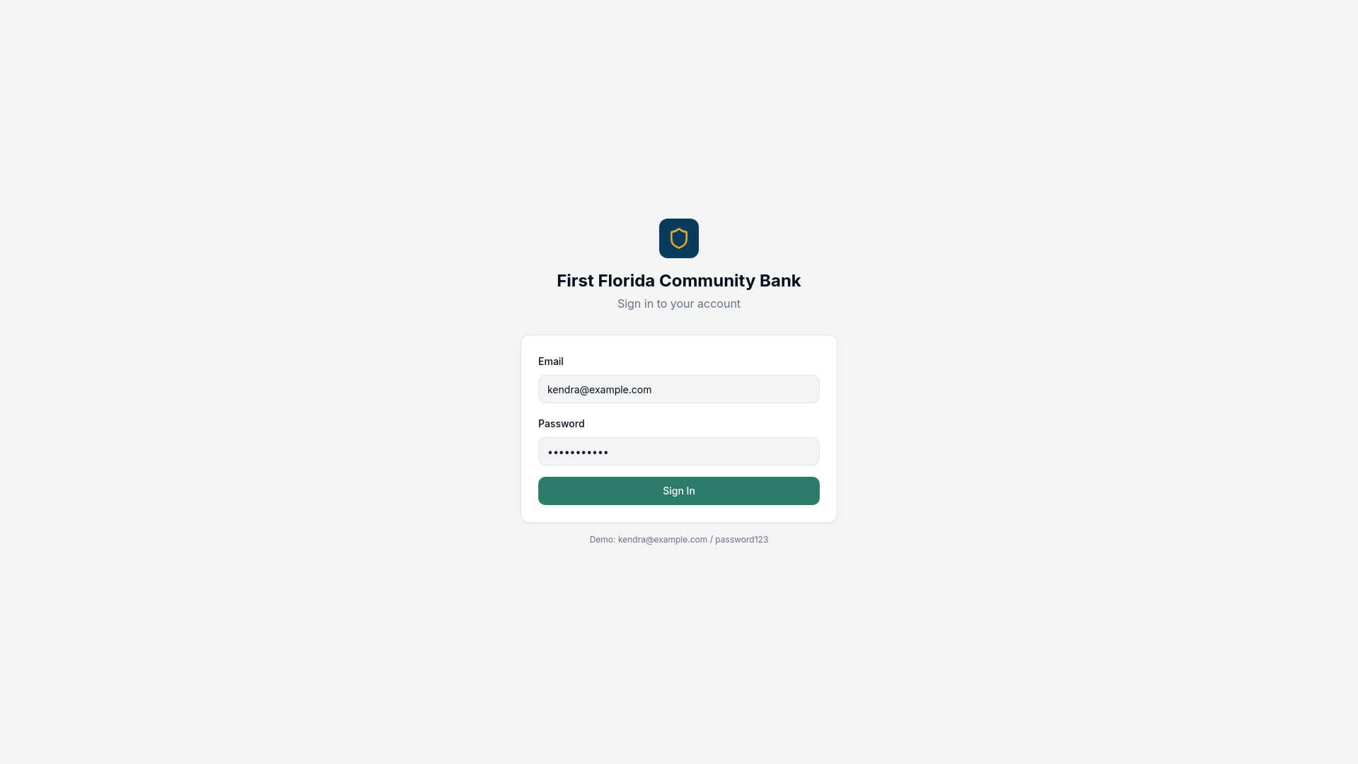 FFCB - First Florida Community Bank | Secure Online Banking