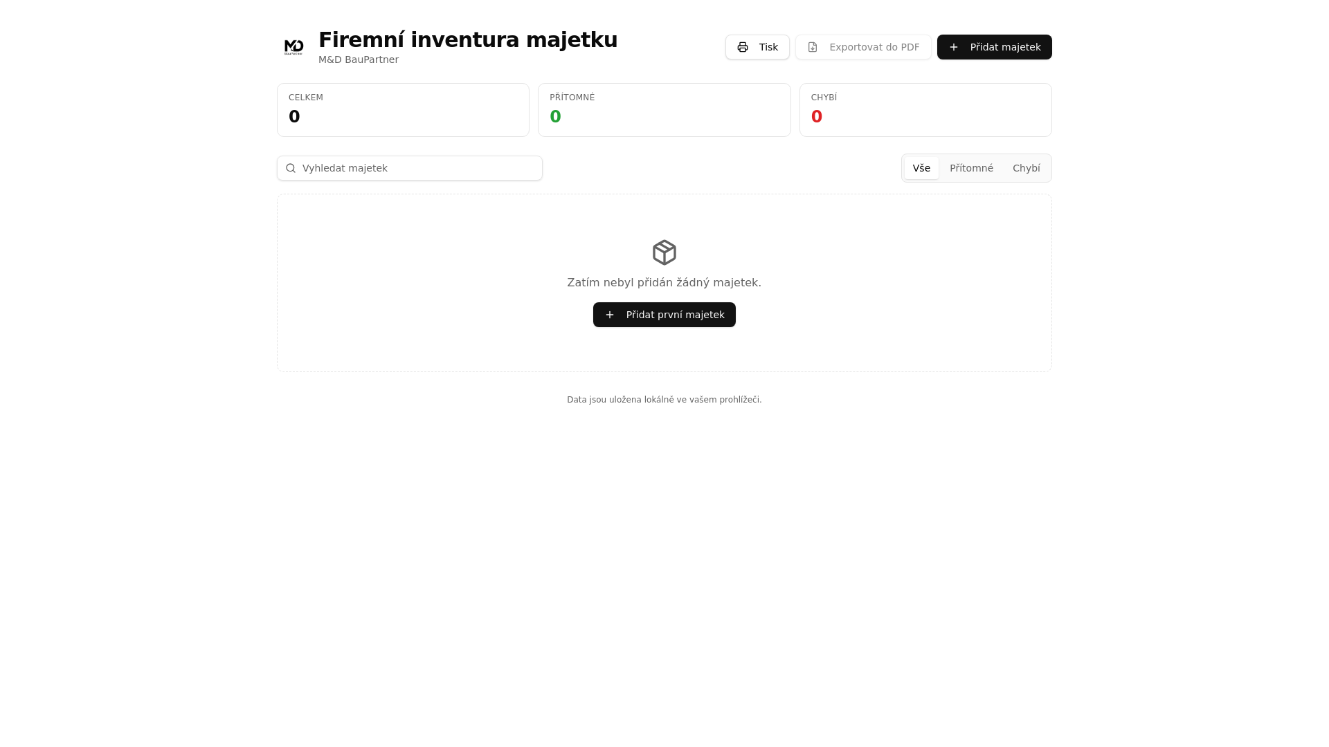Inventour – Inventura majetku a sklad pro firmy