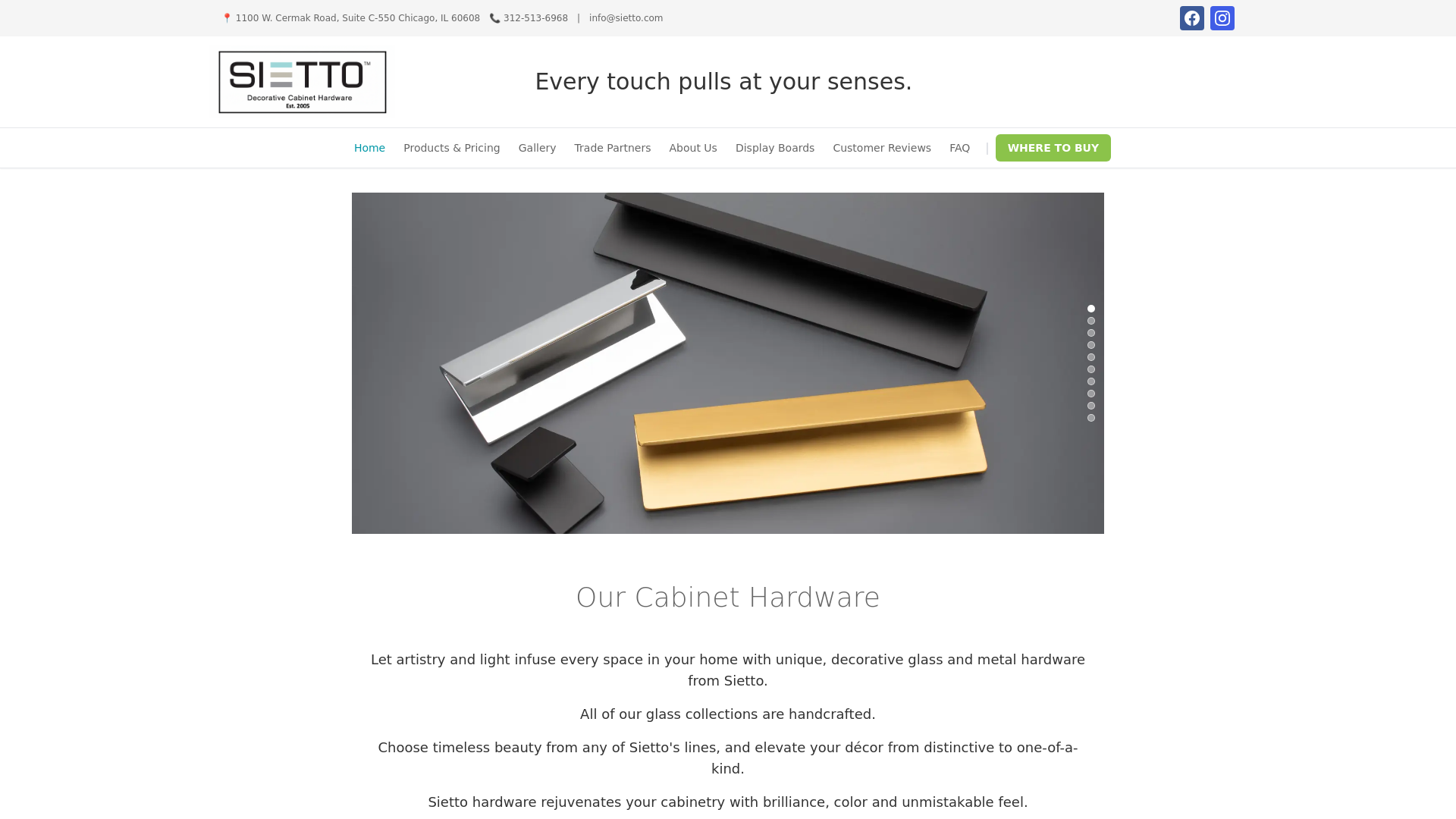 Fusion Collection - Mixed Metal Cabinet Hardware | Sietto Two-Tone