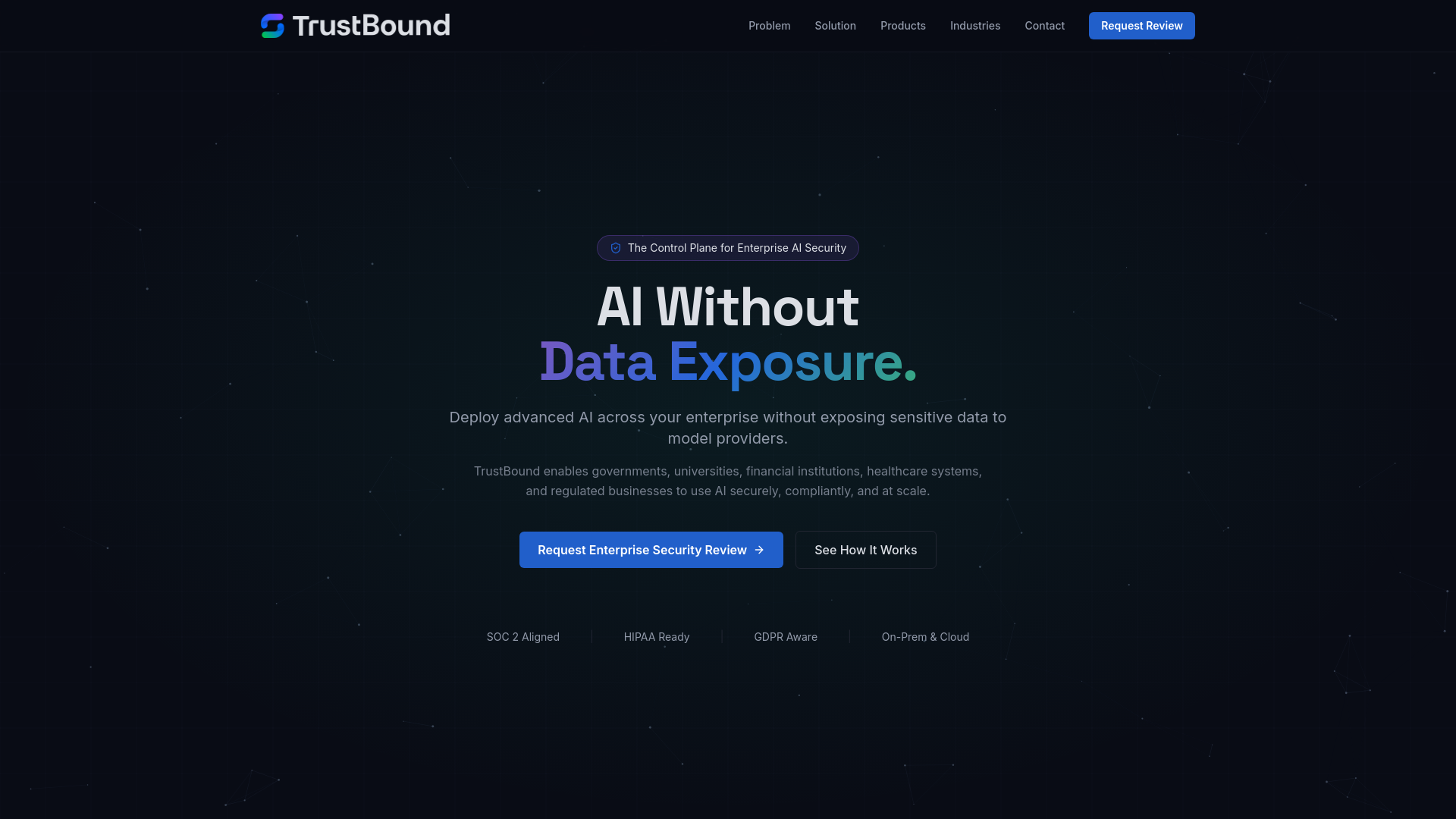 TrustBound — AI Security for the Enterprise