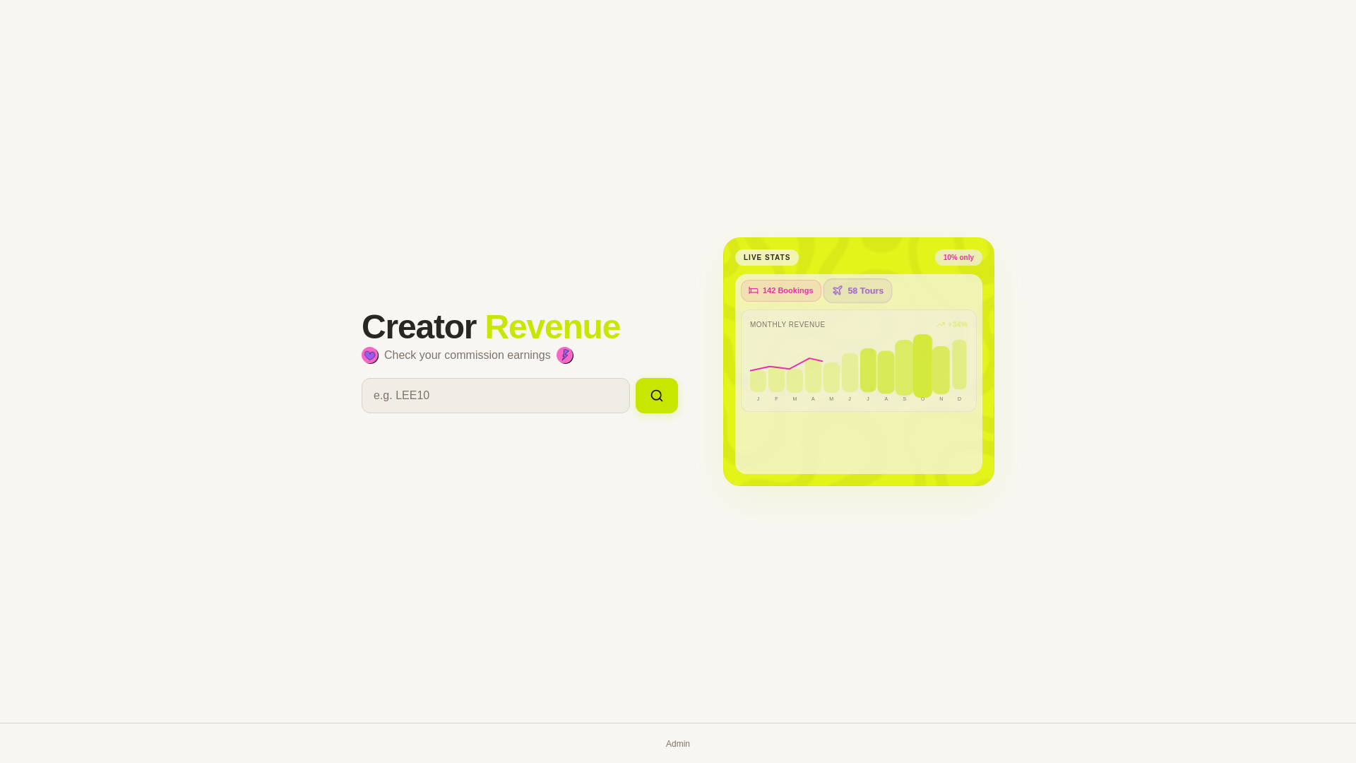 Mad Monkey Creator Dashboard – Track Your Commission