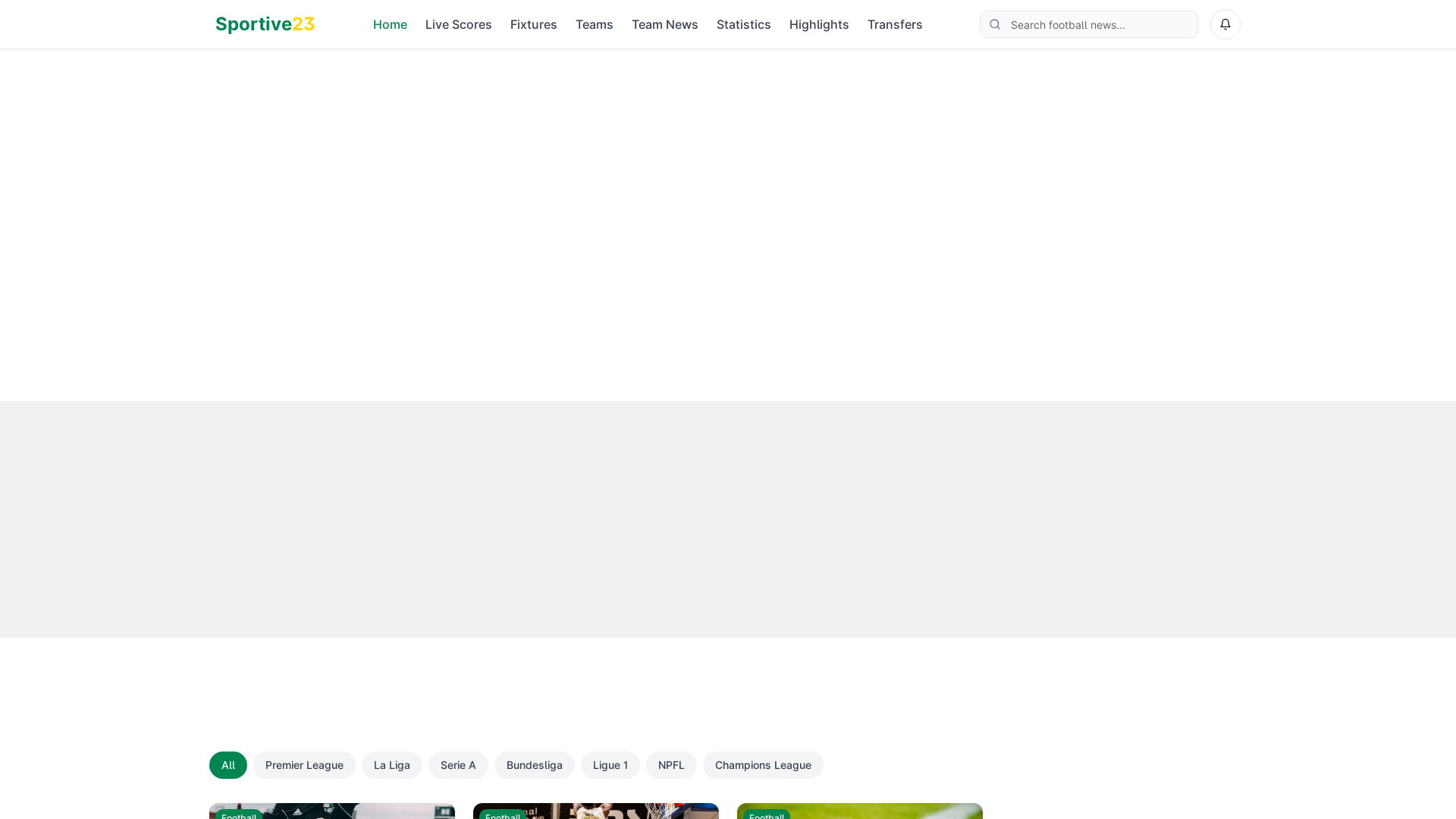 Professional Sports & Recreation Platform