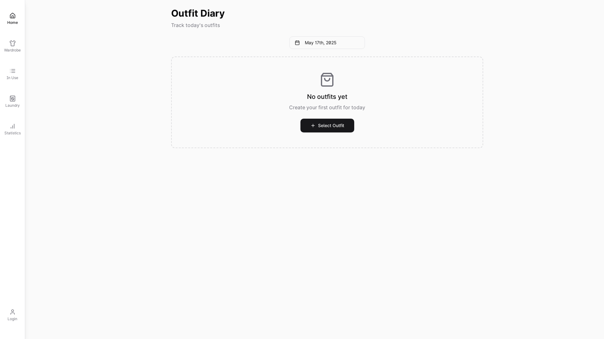 Modern Wardrobe & Laundry Management Platform