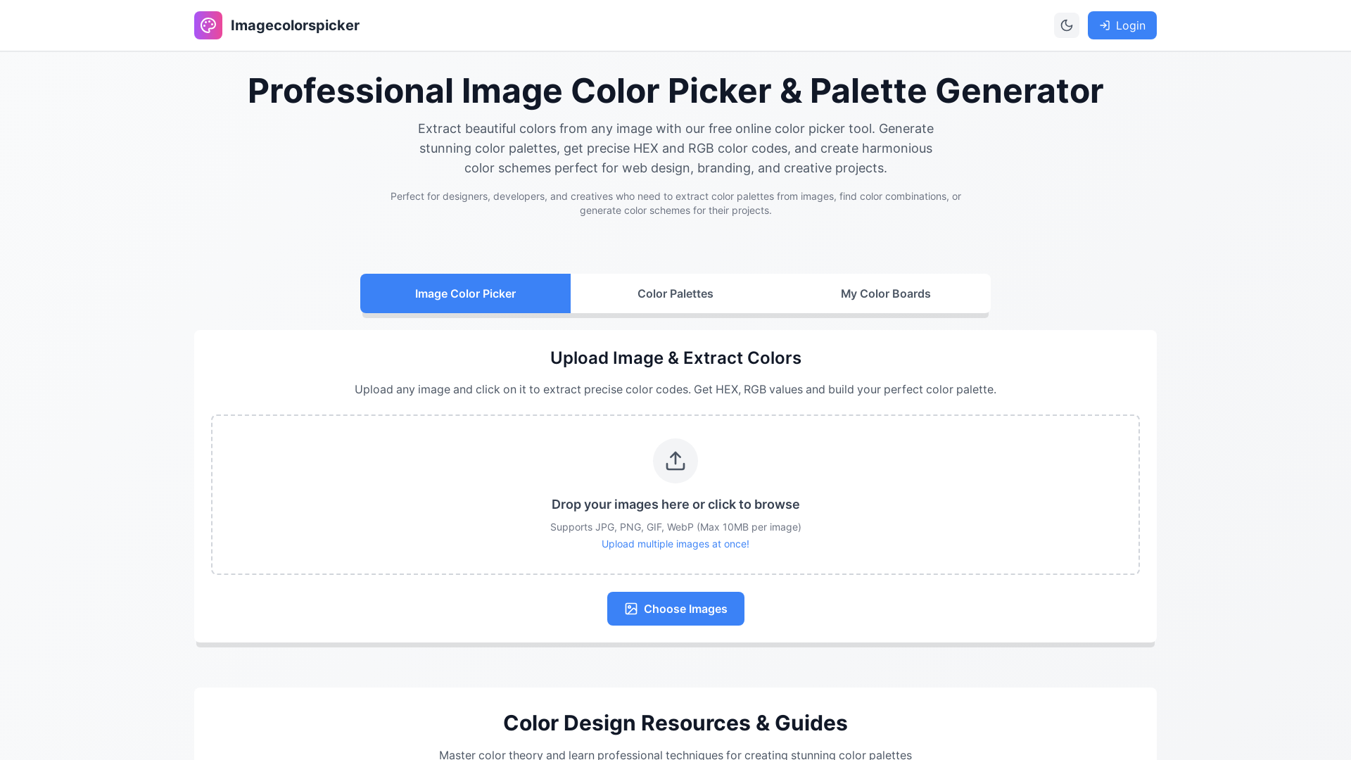 Image Color Picker & Palette Generator | Extract HEX, RGB Colors from ...