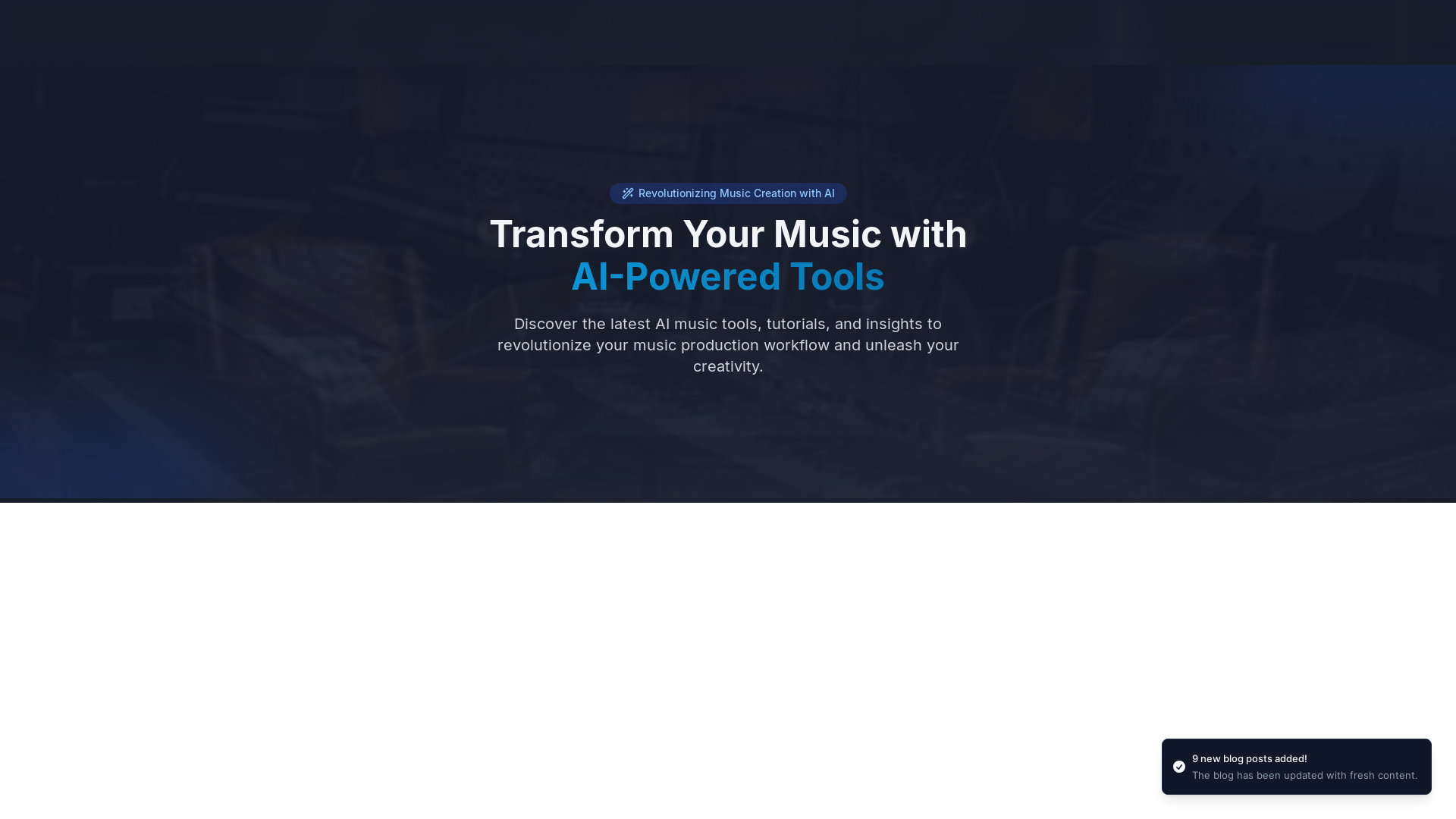 Professional Ai-powered Music Composition & Arrangement Platform
