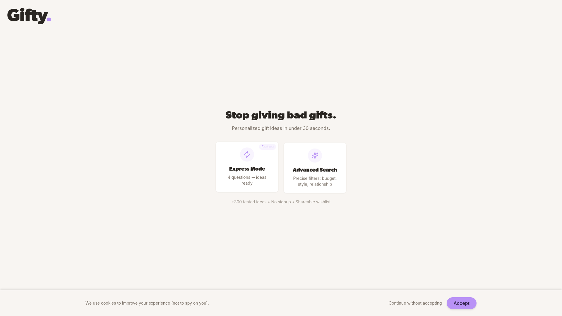 Gifty - AI Gift Finder