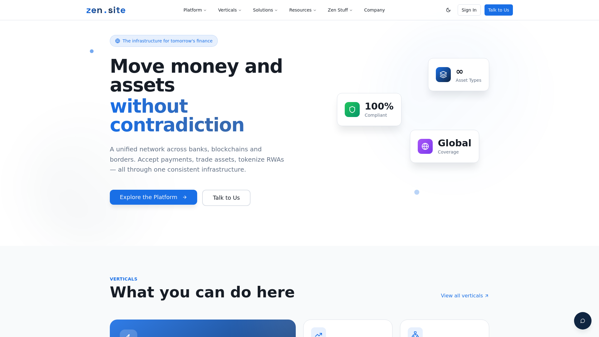 Zen | Unified Payments, Trading & Tokenization Network