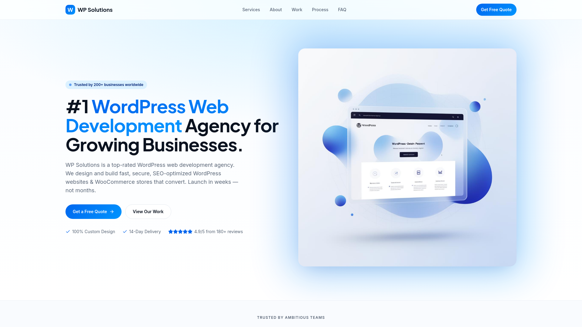 WordPress Development Services — Custom WordPress & WooCommerce | WP ...
