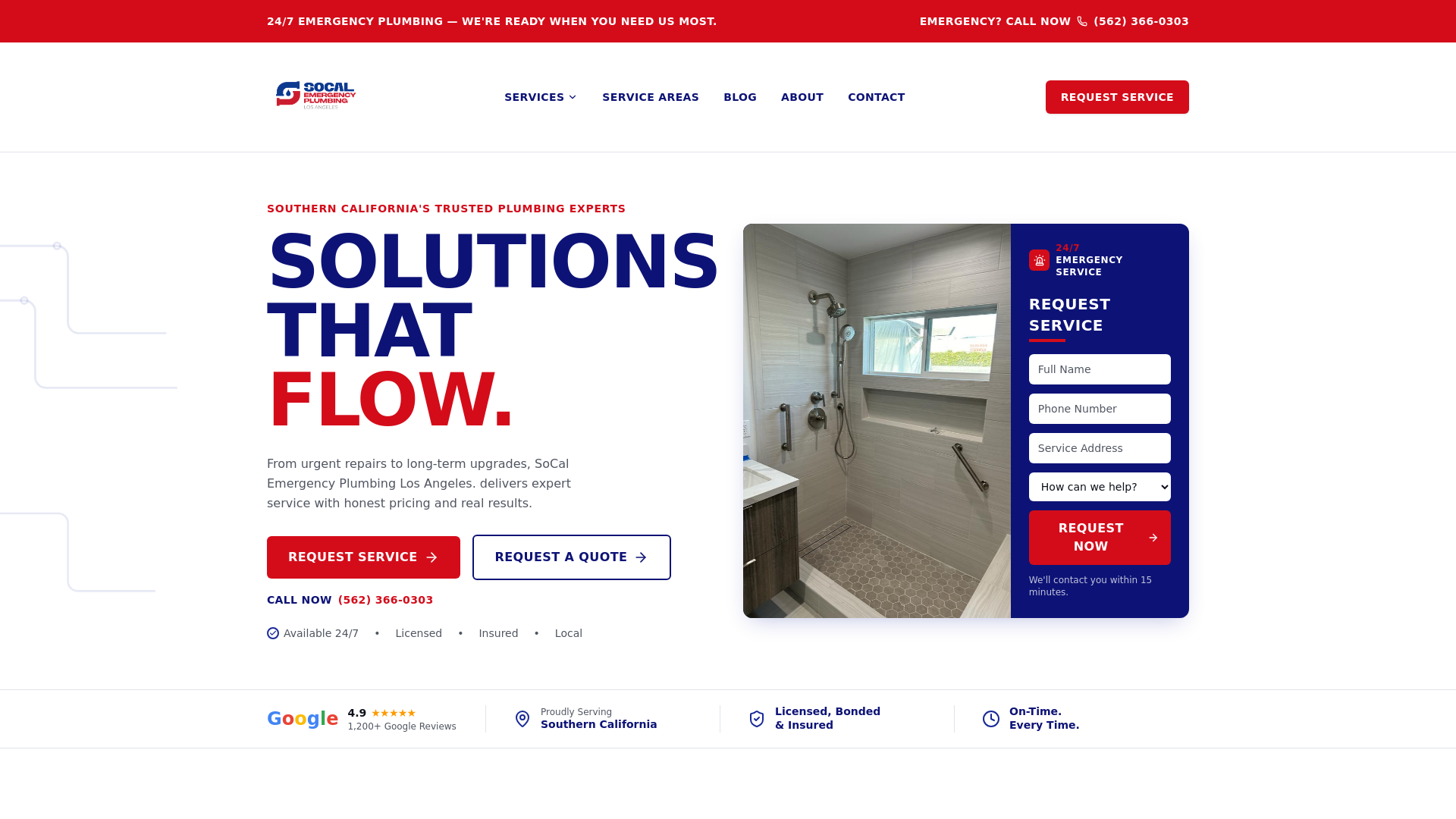 SoCal Emergency Plumbing Los Angeles