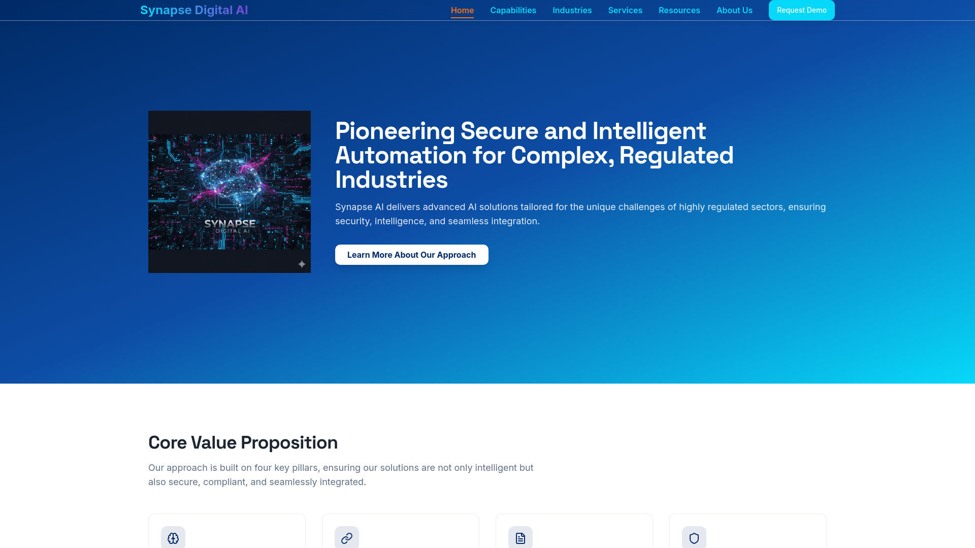 Synapse AI - Pioneering Secure & Intelligent Automation for Complex ...
