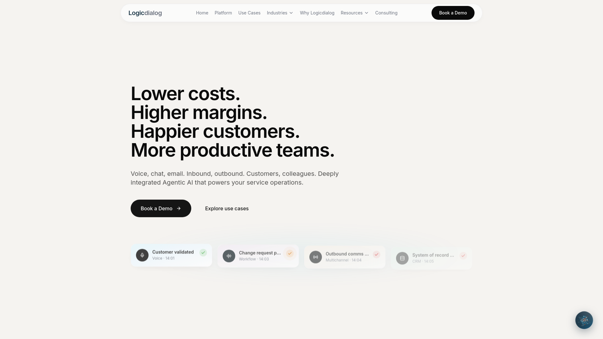 Logicdialog | Enterprise AI Orchestration Layer for Mission-Critical Work