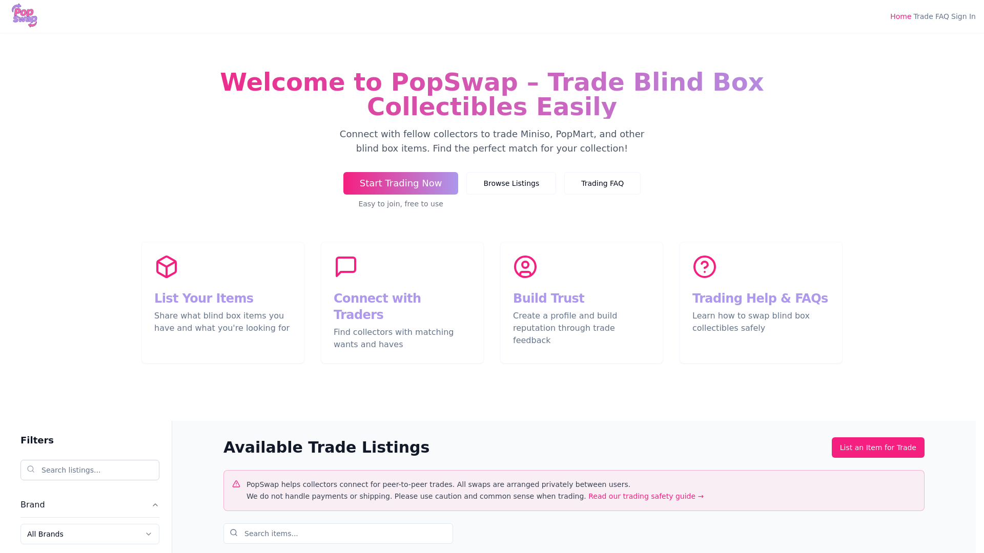 Trade Your Blind Box Collectibles | PopSwap