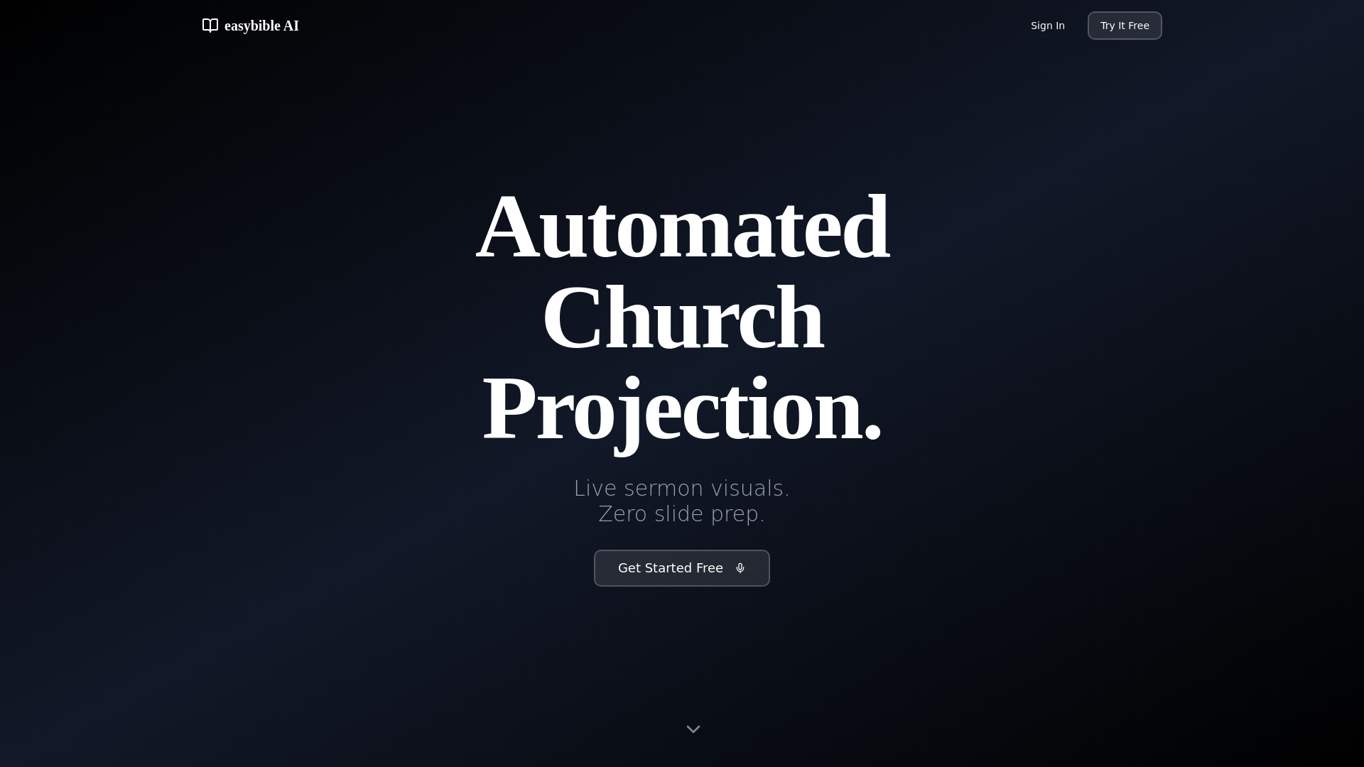 Scripture Automate easybible AI - Automated Church Projection Technology