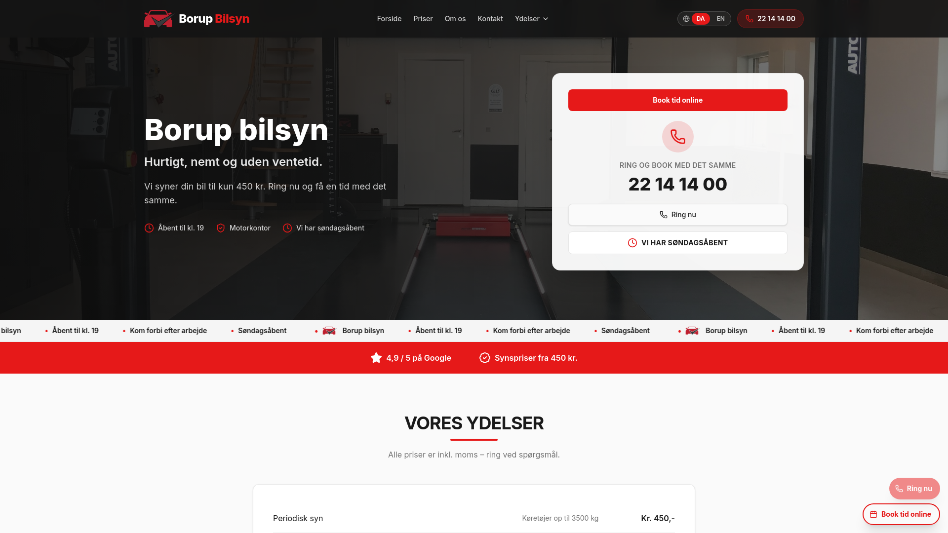 Borup Bilsyn logo