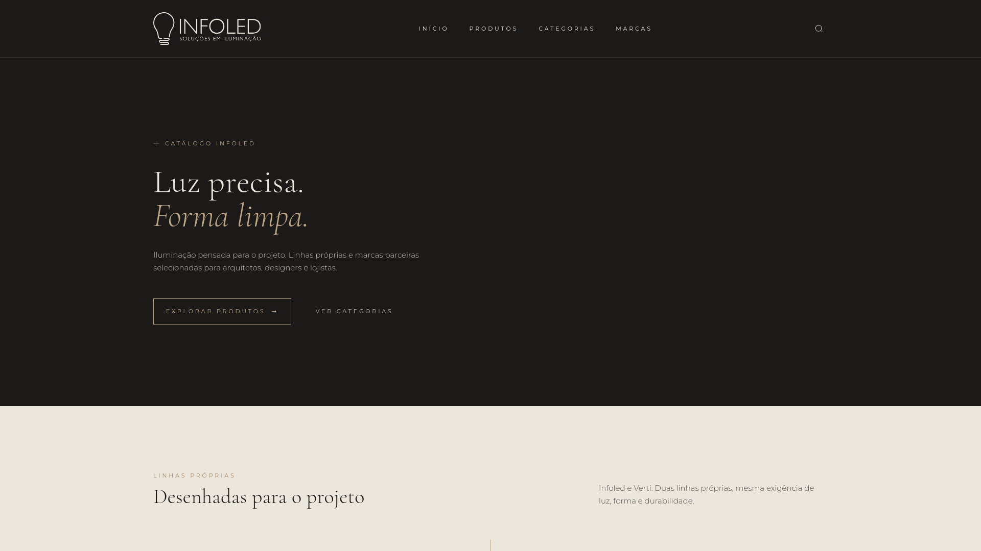 Infoled Infoled · Catálogo de iluminação