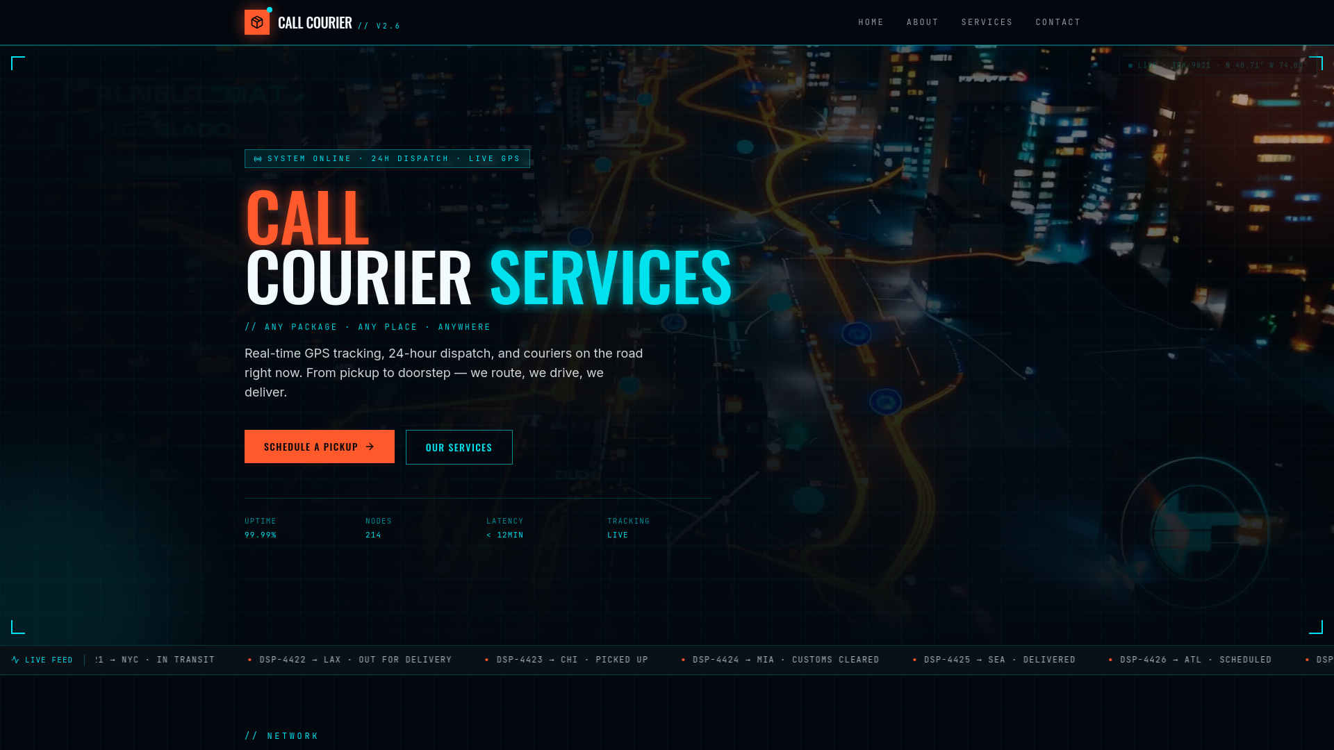 Call Courier Services — 24/7 Parcel Delivery