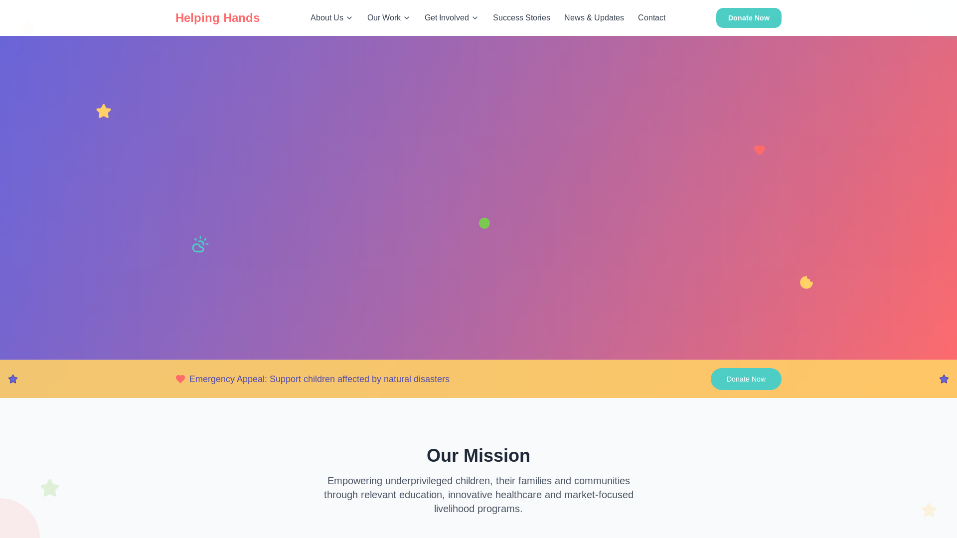 Professional Charity & Donation Websites Platform