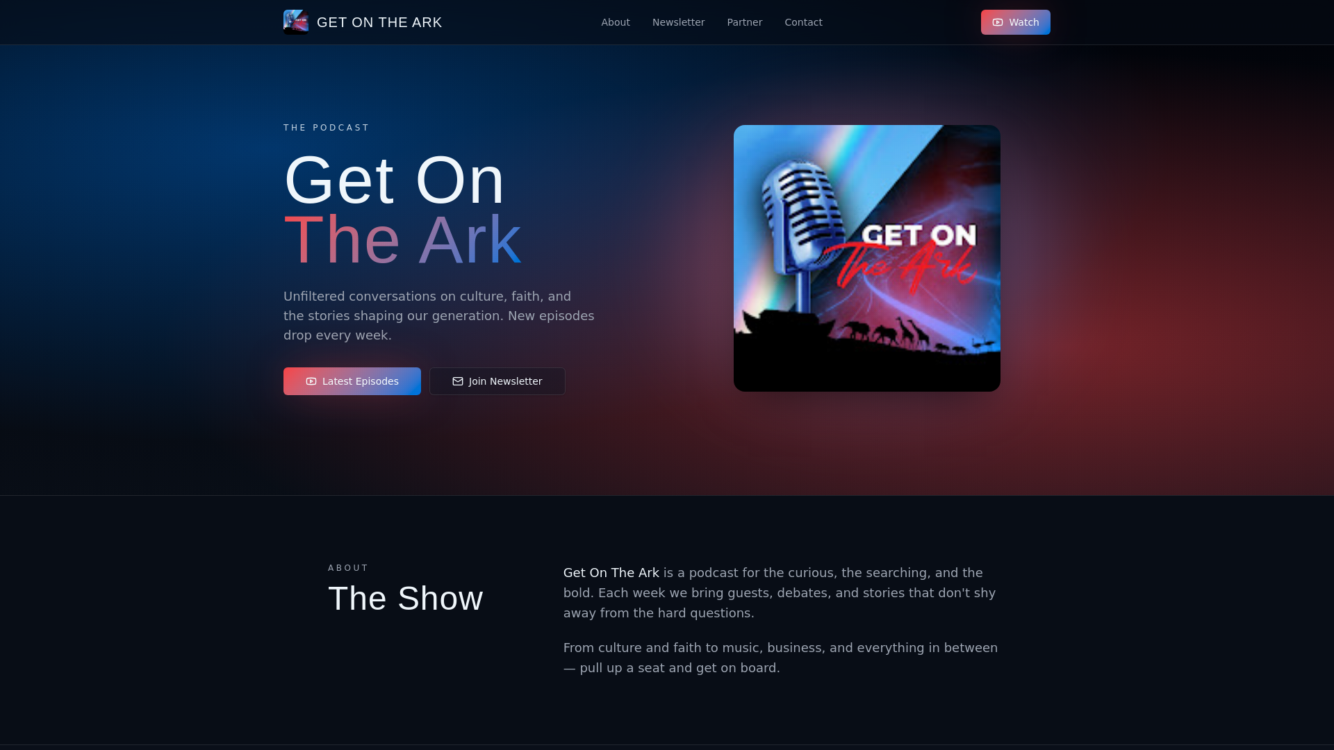 Get On The Ark Podcast