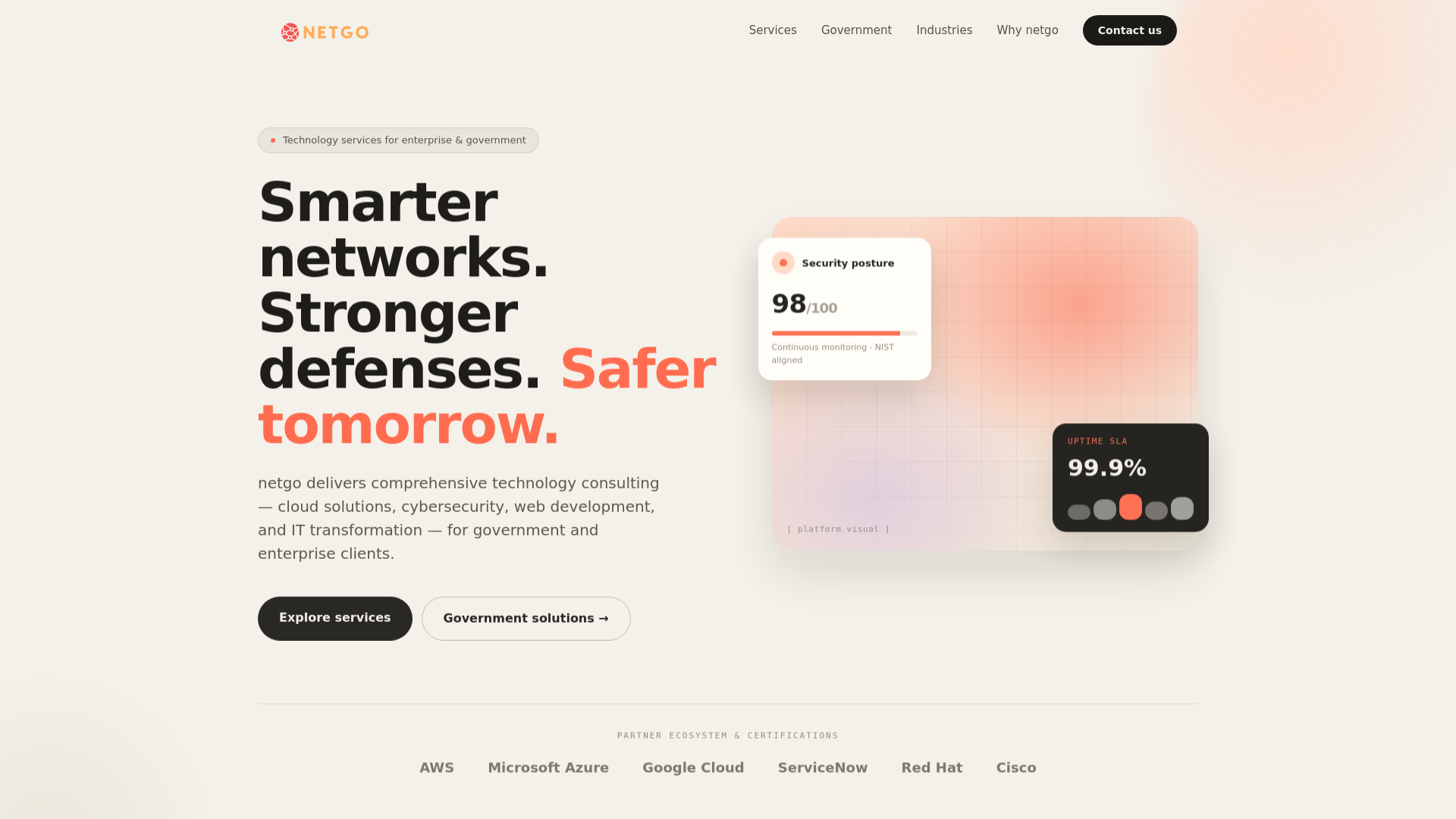 Net'sgo netgo — Smarter networks. Stronger defenses. Safer tomorrow.