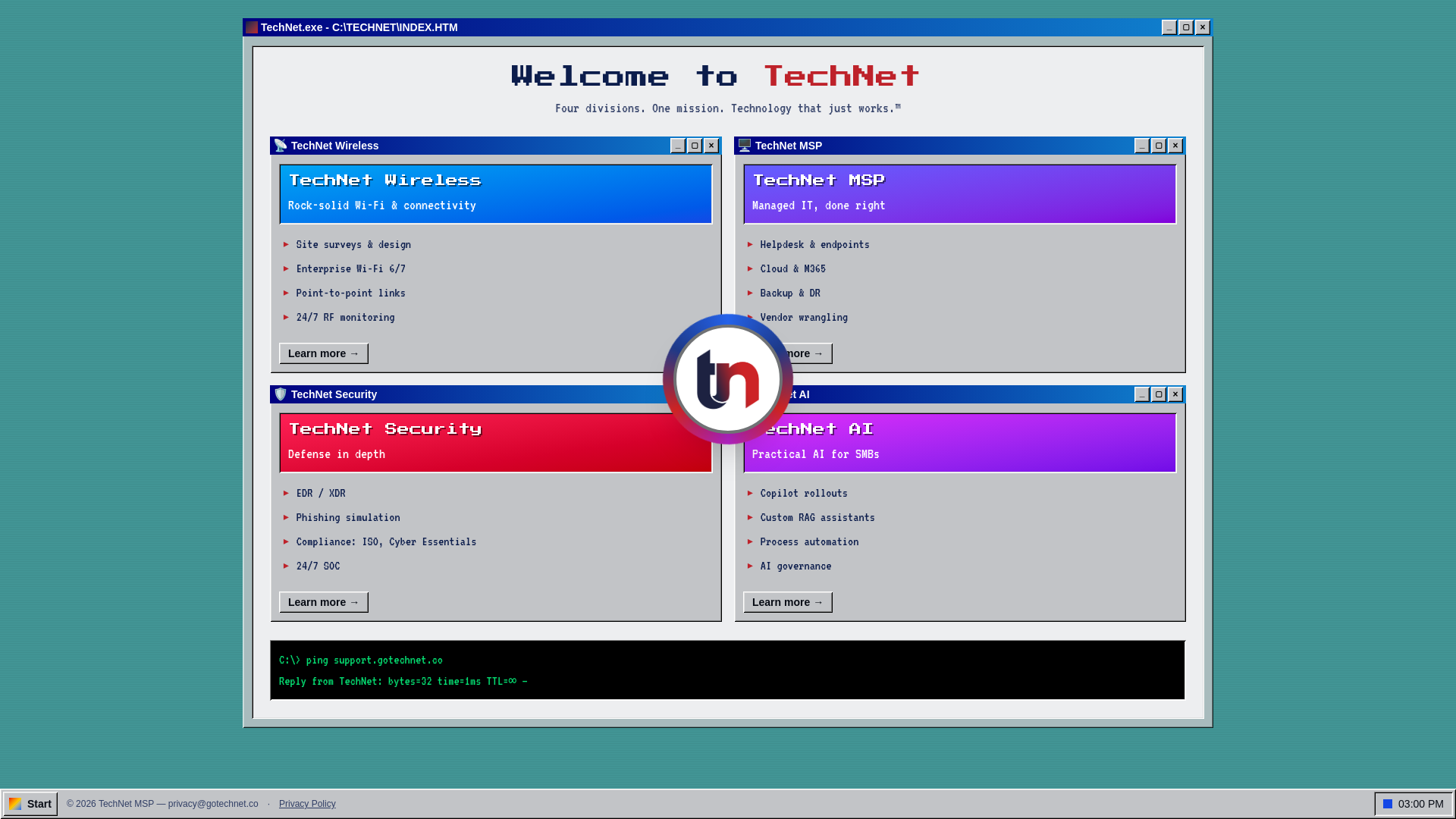 TechNet — Wireless, MSP, Security & AI