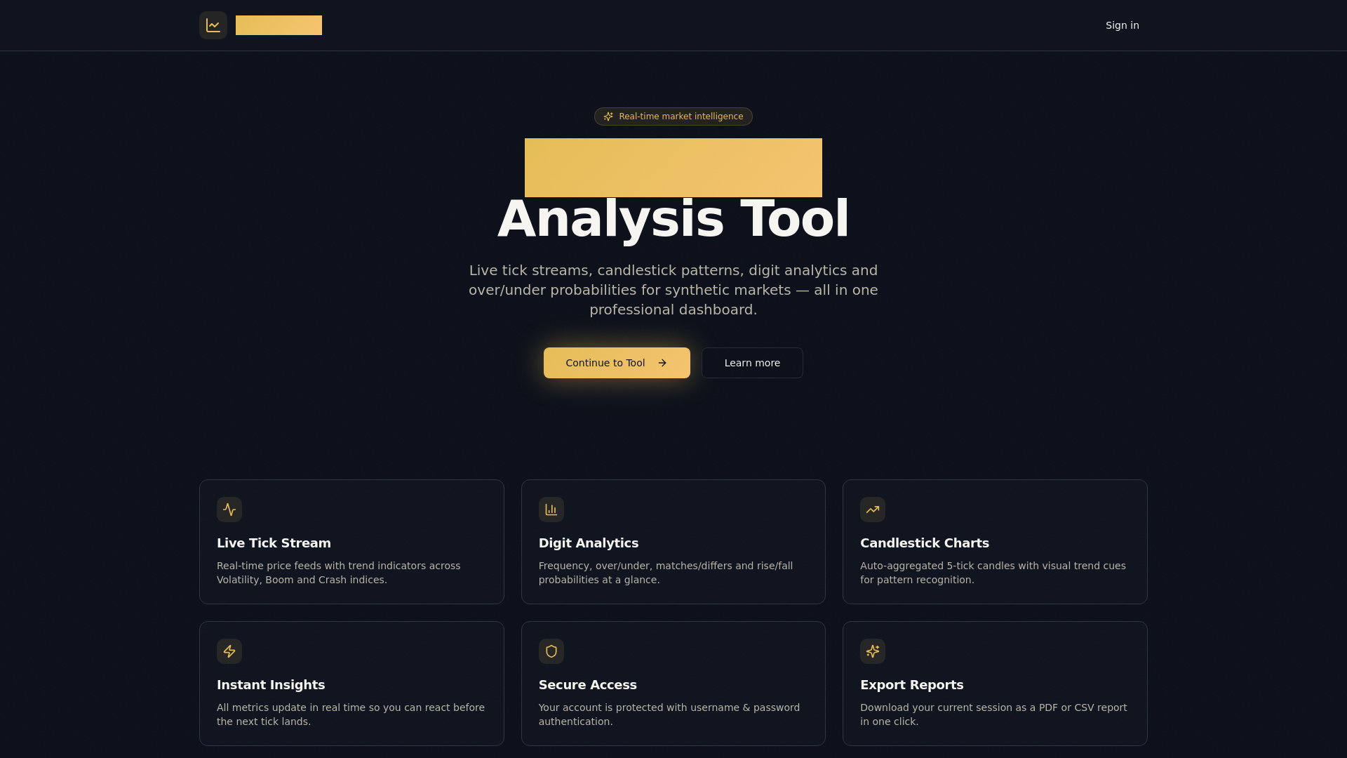 Pro Trader - Live Digit & Market Analytics