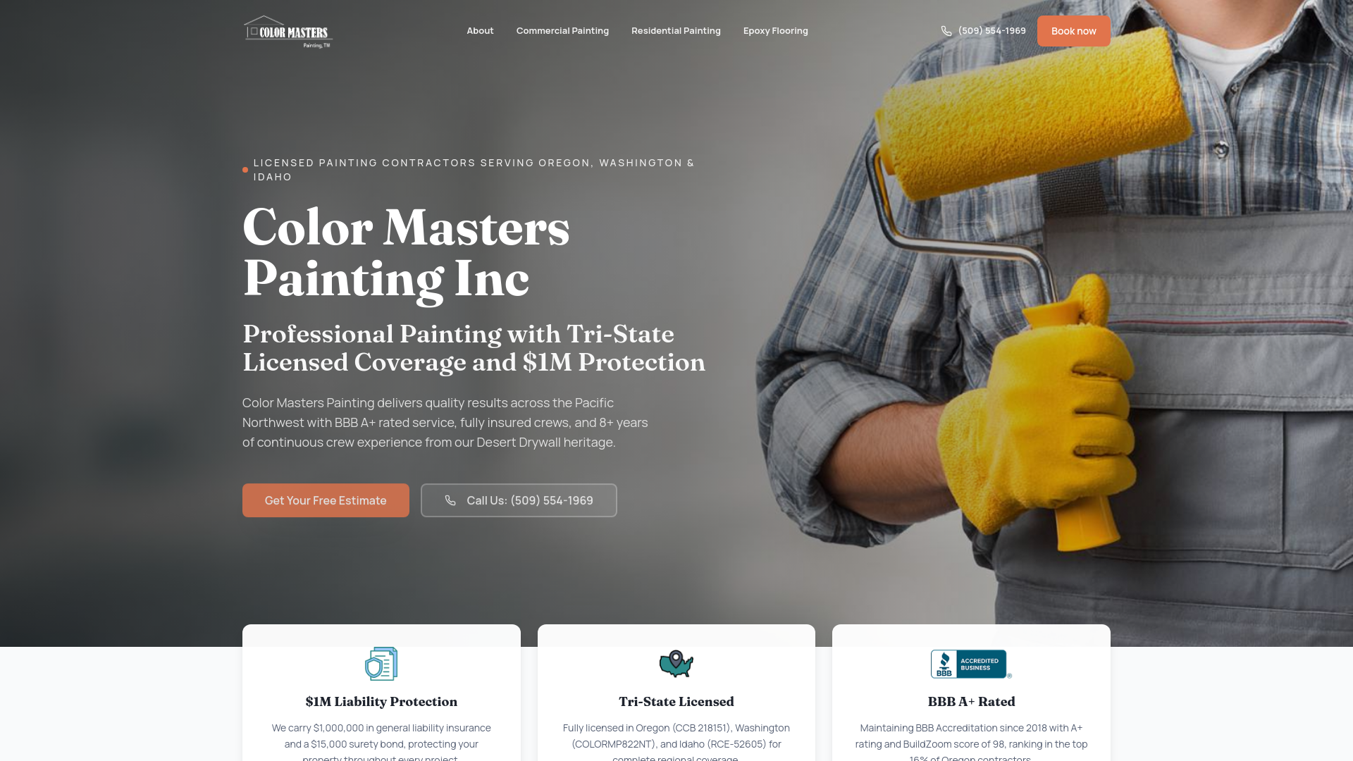 Color Master Auto Color Masters Painting | Licensed Painting Contractors OR, WA, ID