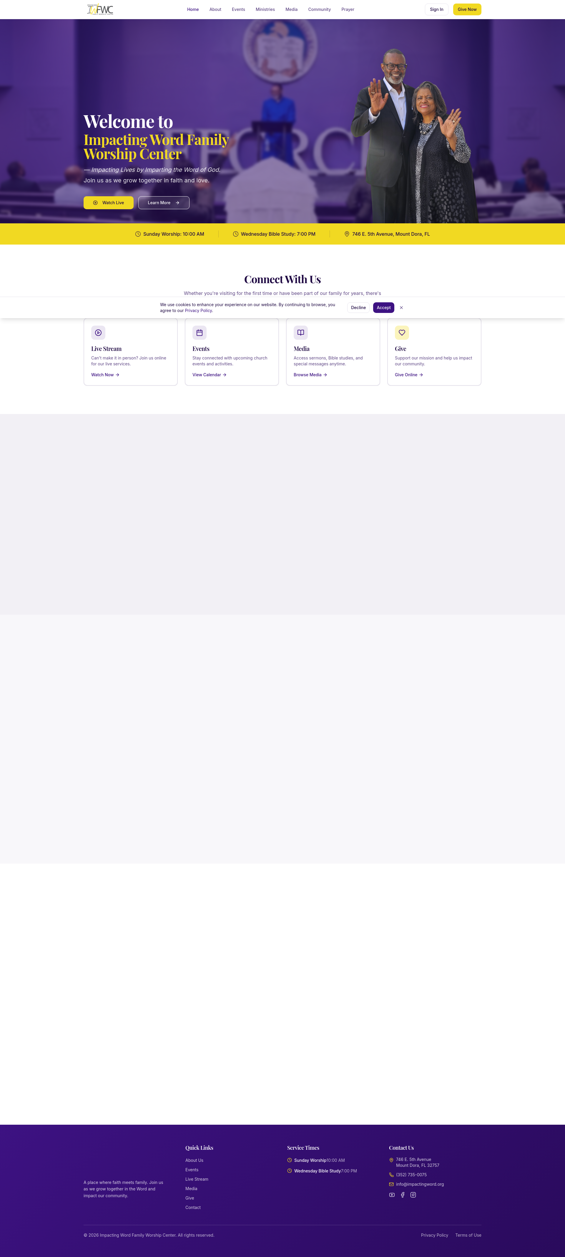 Impacting Word Family Worship Center