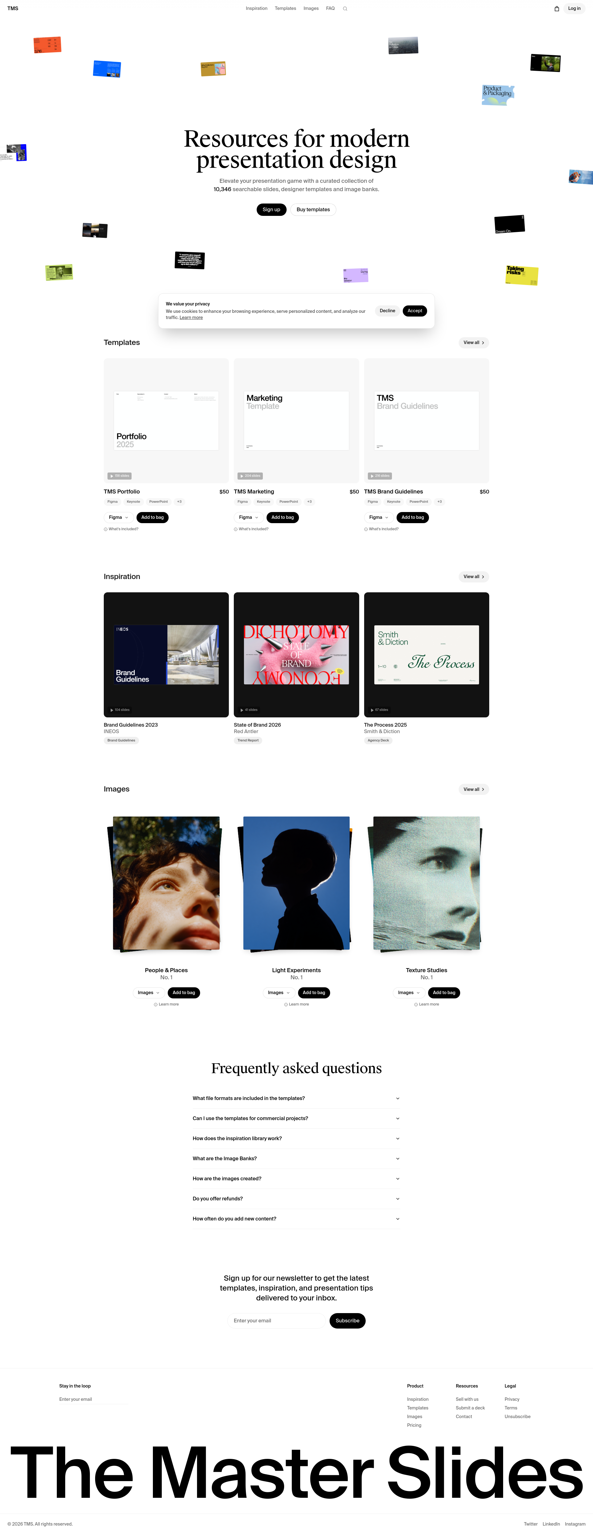 The Master Slides | Resources for modern presentation design