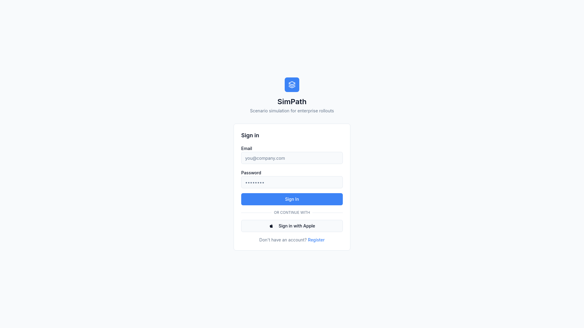 SimPath — Scenario Simulation Tool