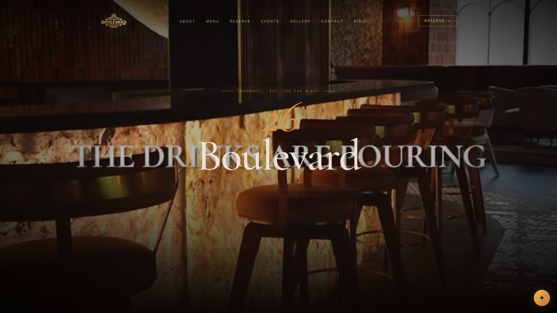 26 Boulevard Bar & Lounge logo