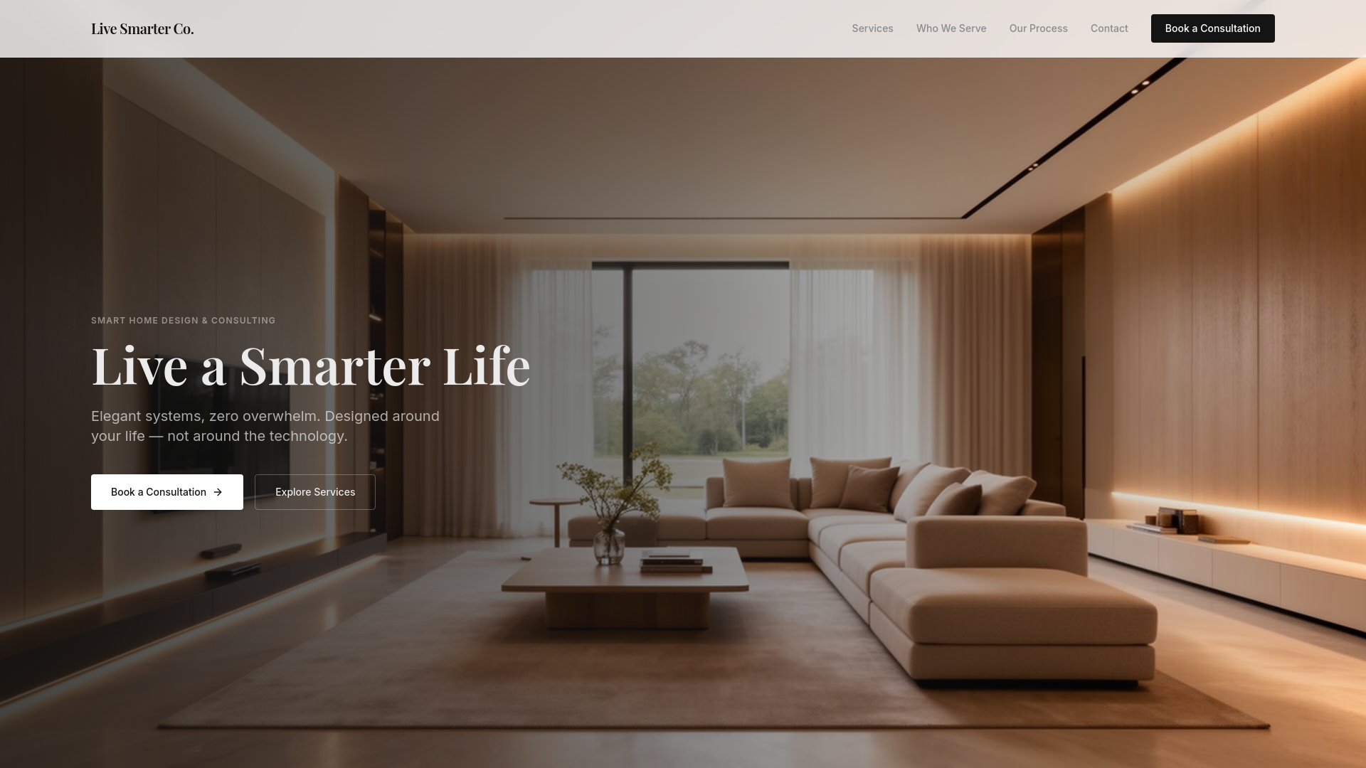 Live Smarter — Smart Home Design & Consulting
