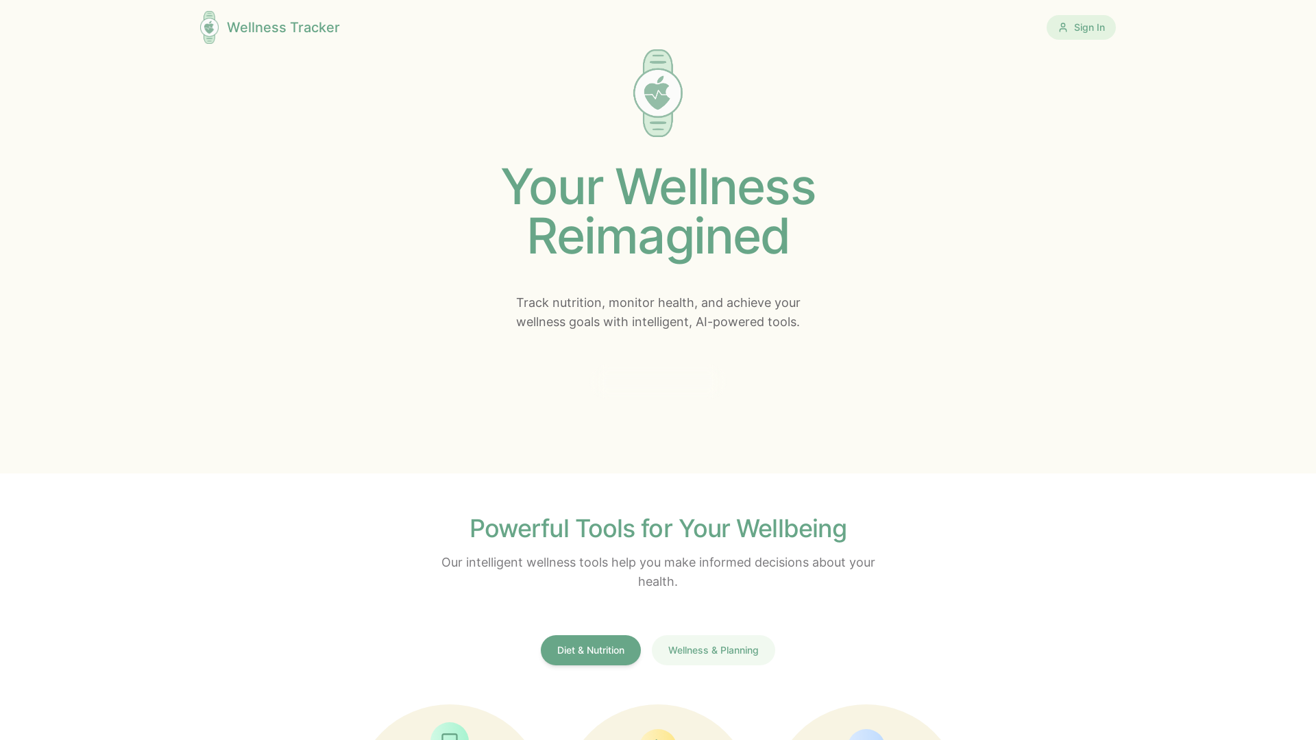 Smart Nutrition & Meal Planning Solution